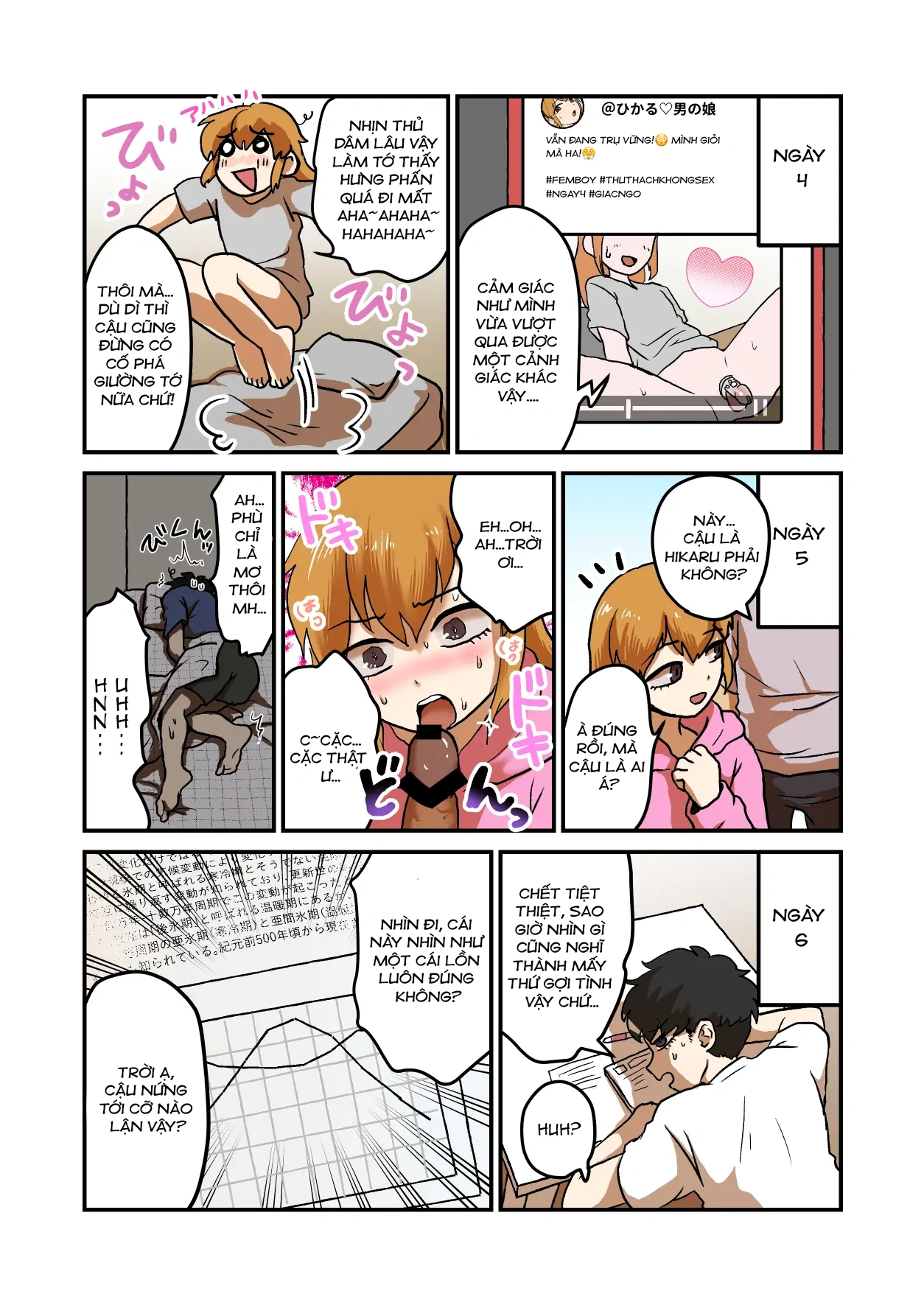 HentaiVN.net - Ảnh 6 - Bạn cùng phòng của tôi là crossdresser... - Chap 3