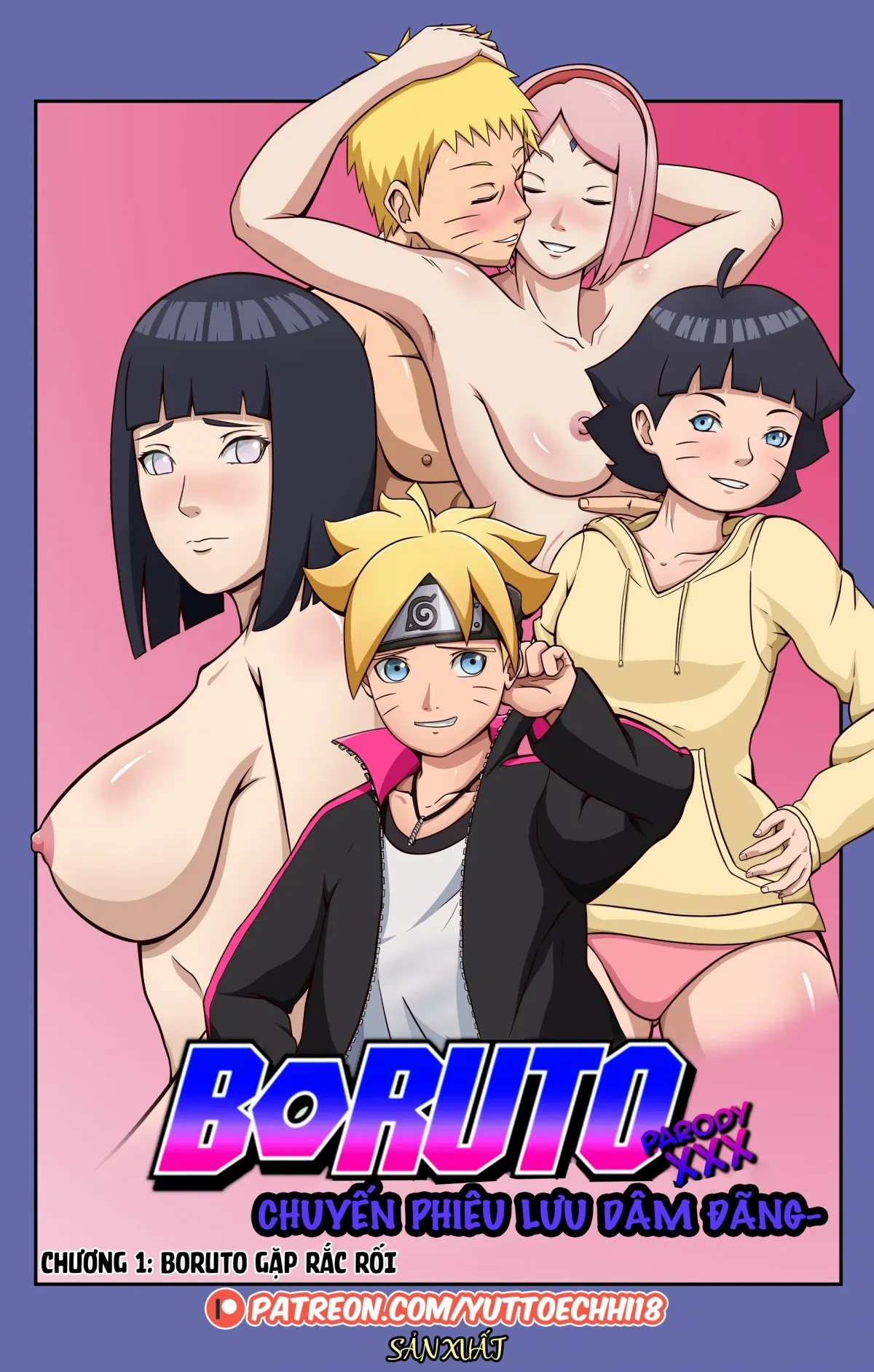 HentaiVN.net - Ảnh 3 - Chuyến phiêu lưu dâm đãng! [Boruto's Erotic Adventure] - Phần 1 - Chap 1