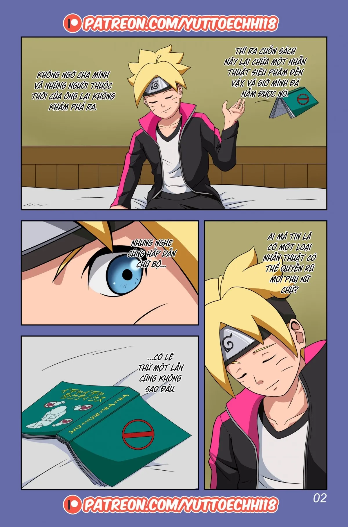 HentaiVN.net - Ảnh 5 - Chuyến phiêu lưu dâm đãng! [Boruto's Erotic Adventure] - Phần 1 - Chap 1
