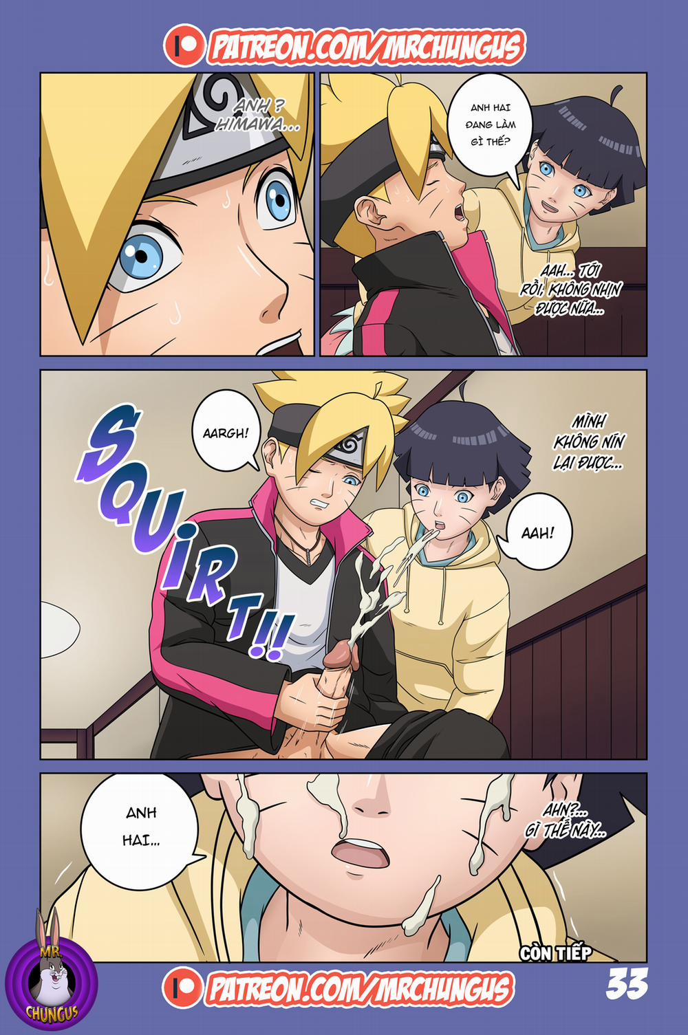 HentaiVN.net - Ảnh 14 - Chuyến phiêu lưu dâm đãng! [Boruto's Erotic Adventure] - Phần 1 - chap 2 - Gif cực nứng