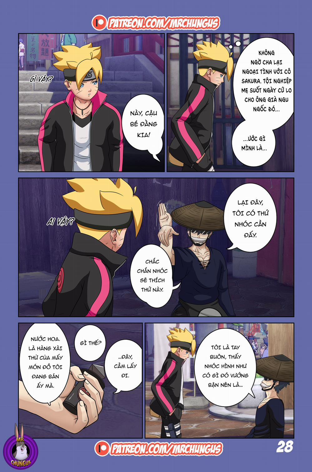 HentaiVN.net - Ảnh 9 - Chuyến phiêu lưu dâm đãng! [Boruto's Erotic Adventure] - Phần 1 - chap 2 - Gif cực nứng