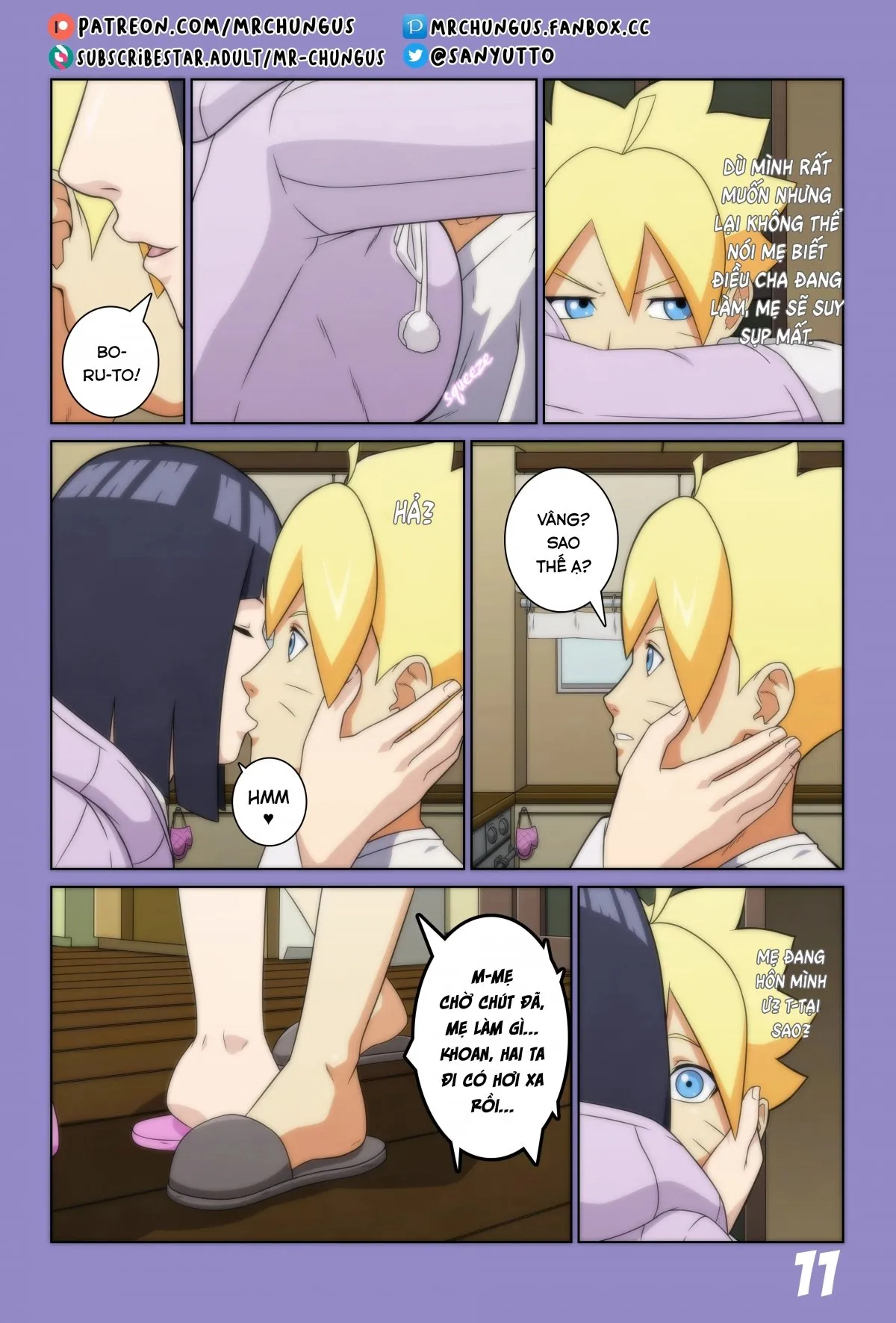 HentaiVN.net - Ảnh 13 - Chuyến phiêu lưu dâm đãng! [Boruto's Erotic Adventure] - Phần 2