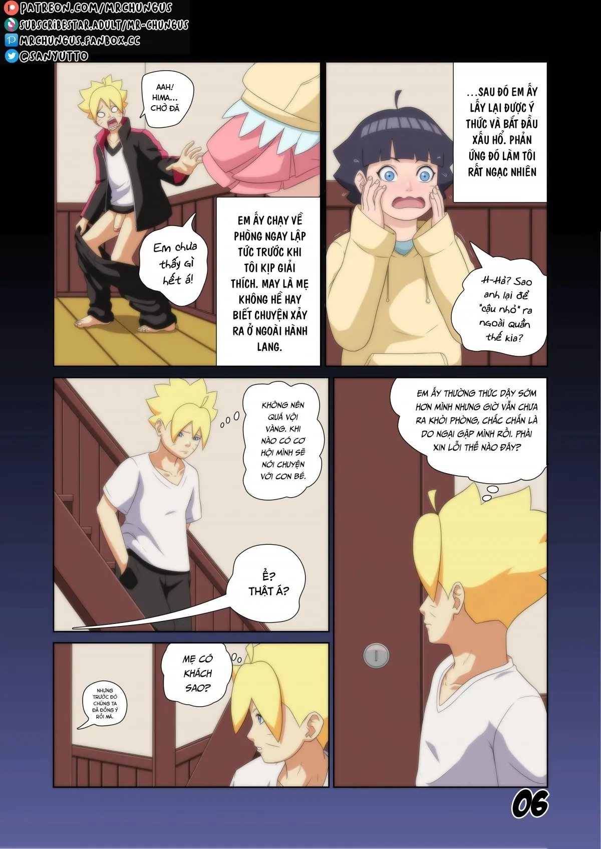 HentaiVN.net - Ảnh 8 - Chuyến phiêu lưu dâm đãng! [Boruto's Erotic Adventure] - Phần 2