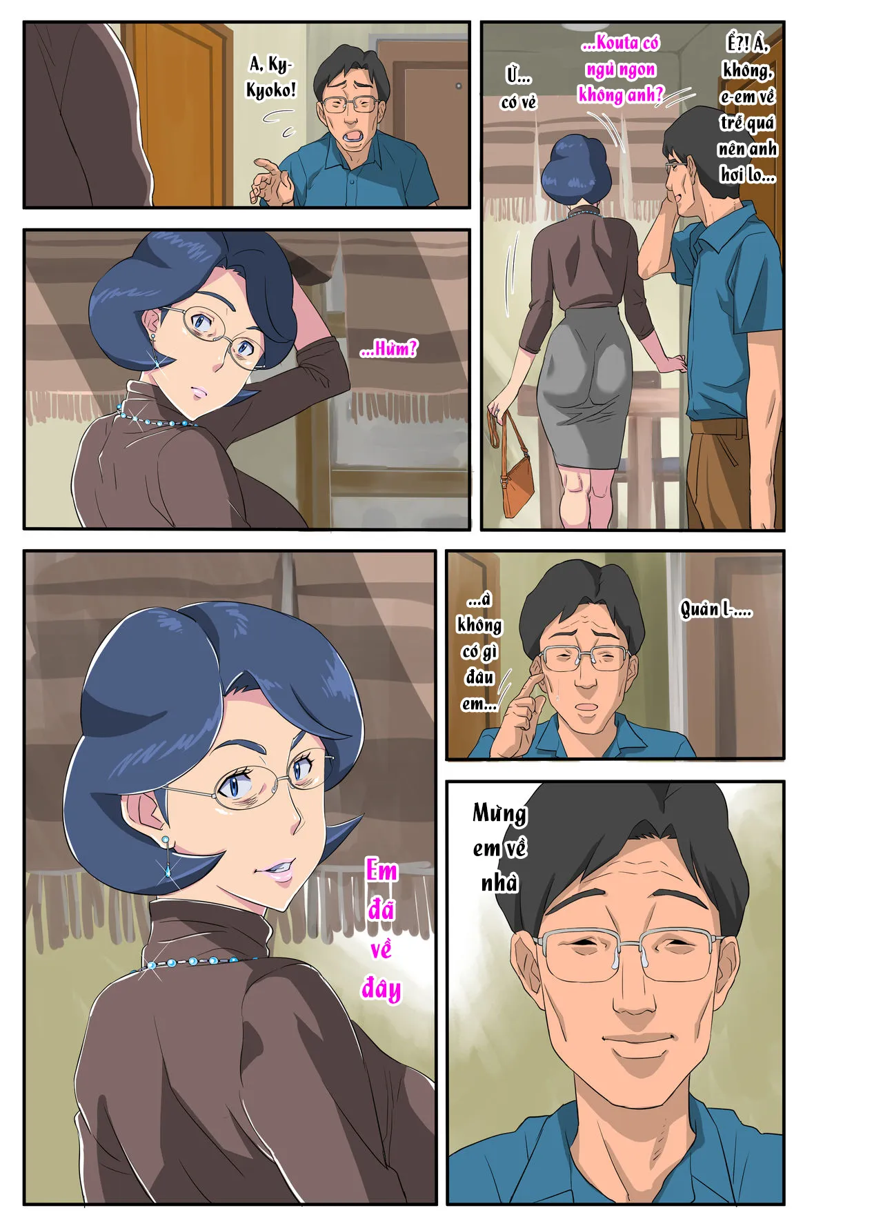 HentaiVN.net - Ảnh 18 - Bakunyuu Tsuma Namatamari Kyouko ~Sekuhara Buchou ni Nerawareta Tsuma~ [Người Vợ Ngực Khủng Kyouko Lên Thớt ~Bị Nhắm Đến Bởi Tên Quản Lý Ám Ảnh Tình Dục] - Bakunyuu Tsuma 1.3