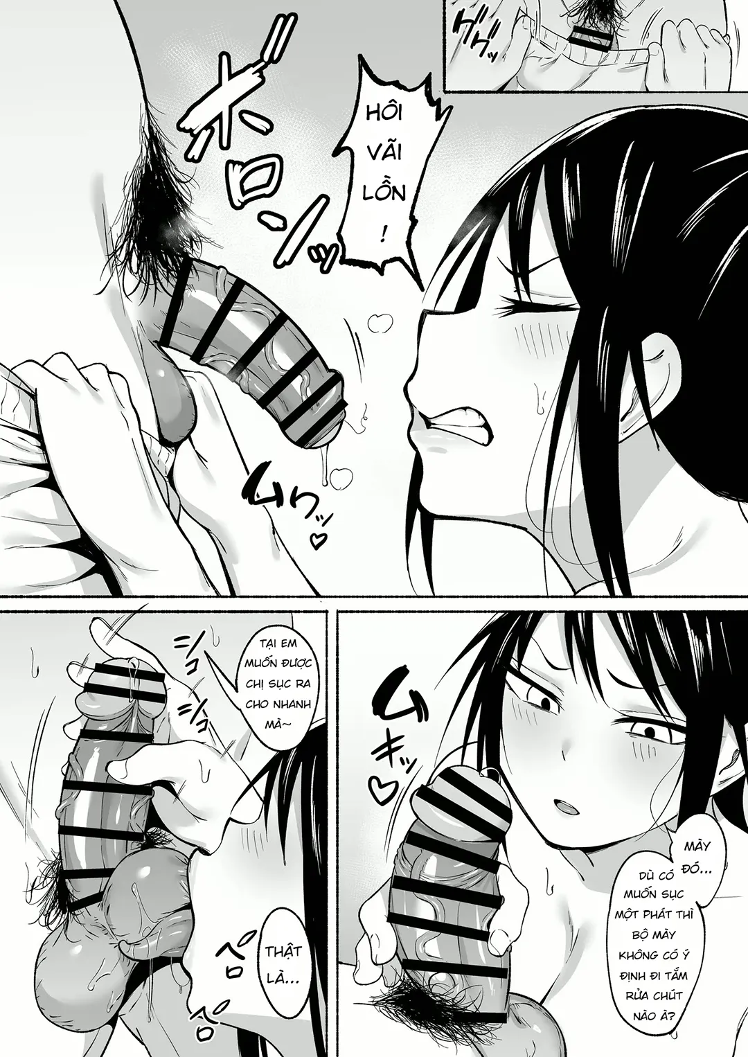 HentaiVN.net - Ảnh 11 - Bà chị nghiêm nghị nhưng lại sẵn lòng giúp tôi xả tinh - Chap 3
