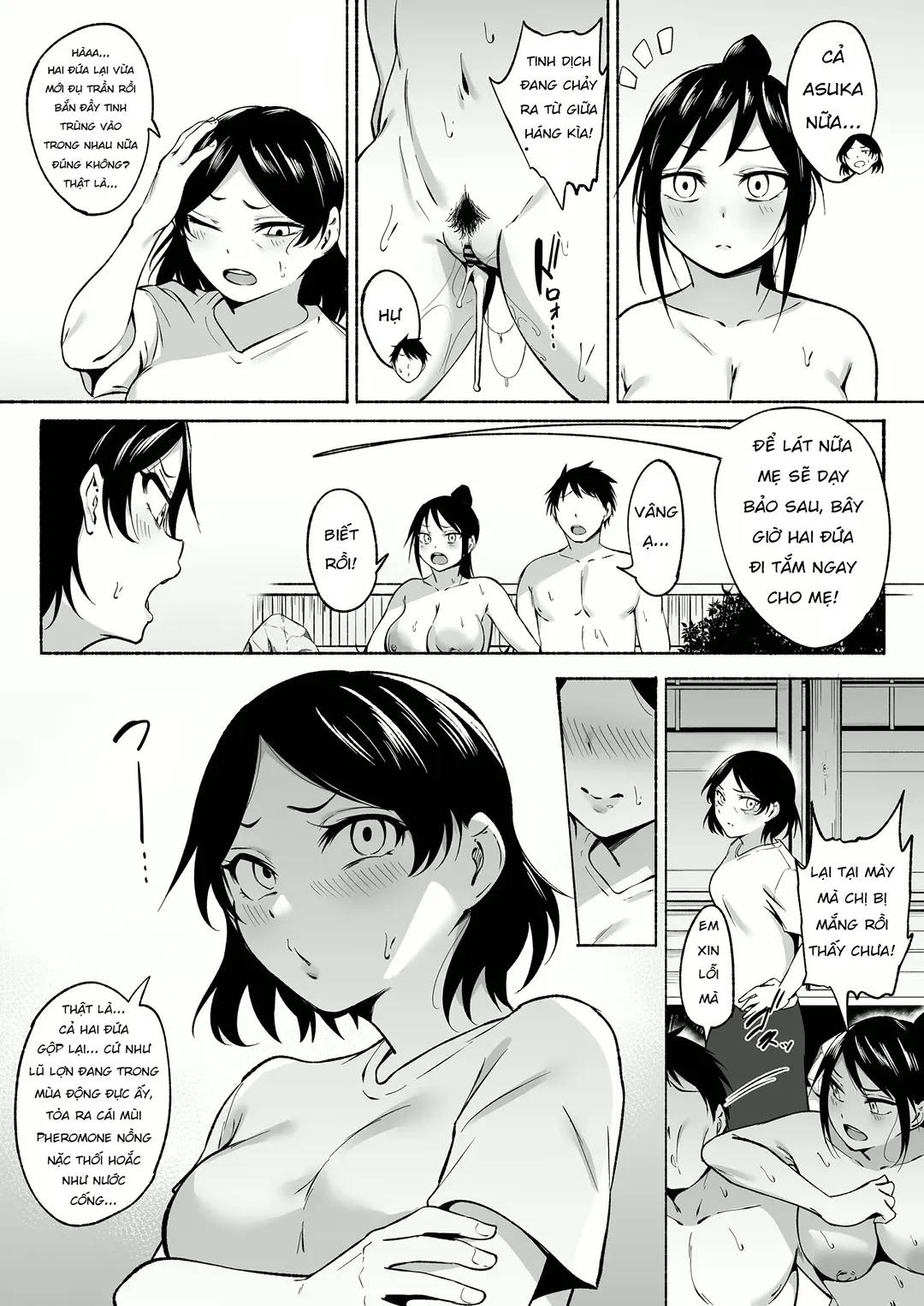 HentaiVN.net - Ảnh 25 - Bà chị nghiêm nghị nhưng lại sẵn lòng giúp tôi xả tinh - Chap 3