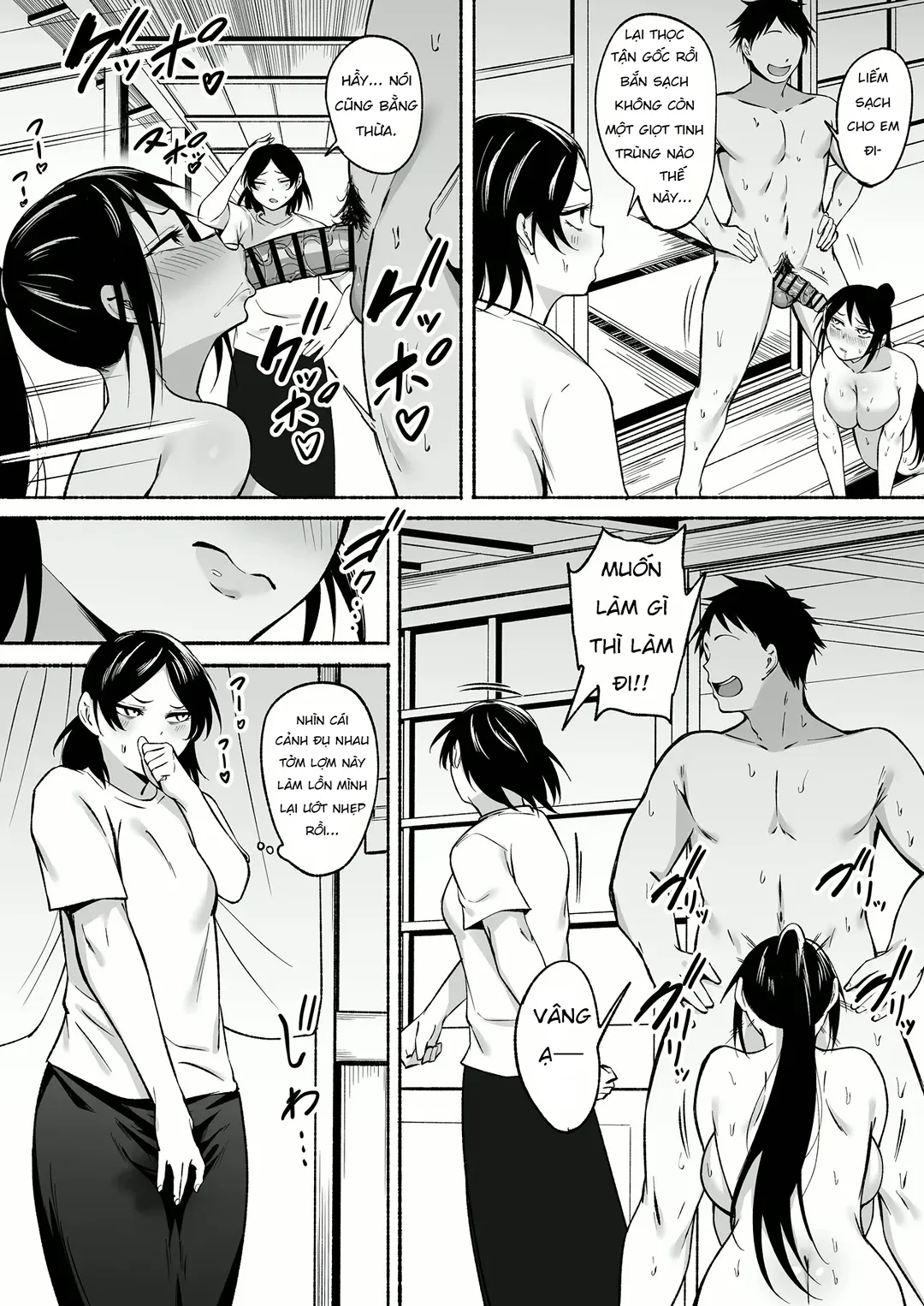 HentaiVN.net - Ảnh 48 - Bà chị nghiêm nghị nhưng lại sẵn lòng giúp tôi xả tinh - Chap 3