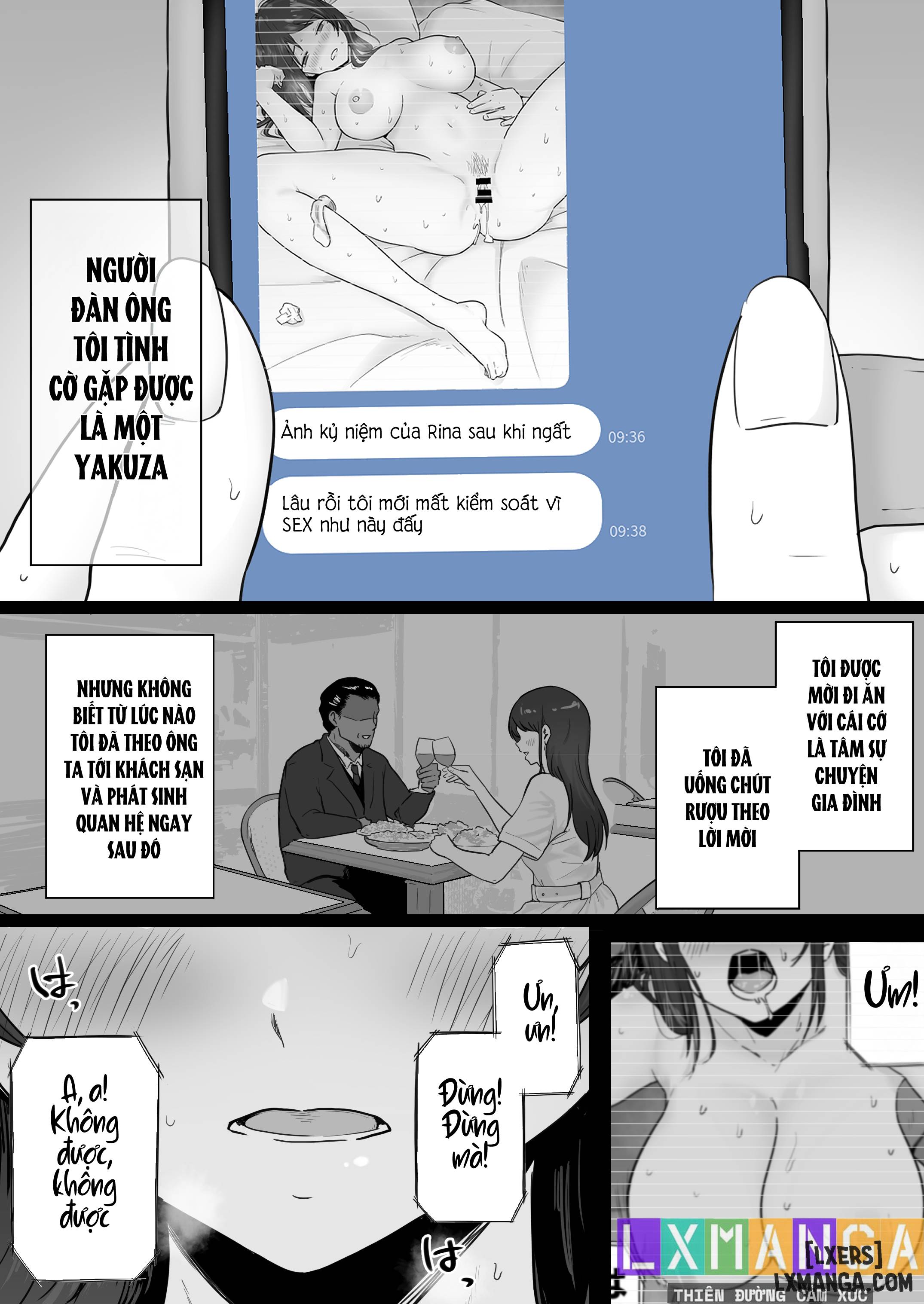 HentaiVN.net - Ảnh 8 - 崩壊家族0-母親がヤクザとのセックスにハマった話 - Chap 1