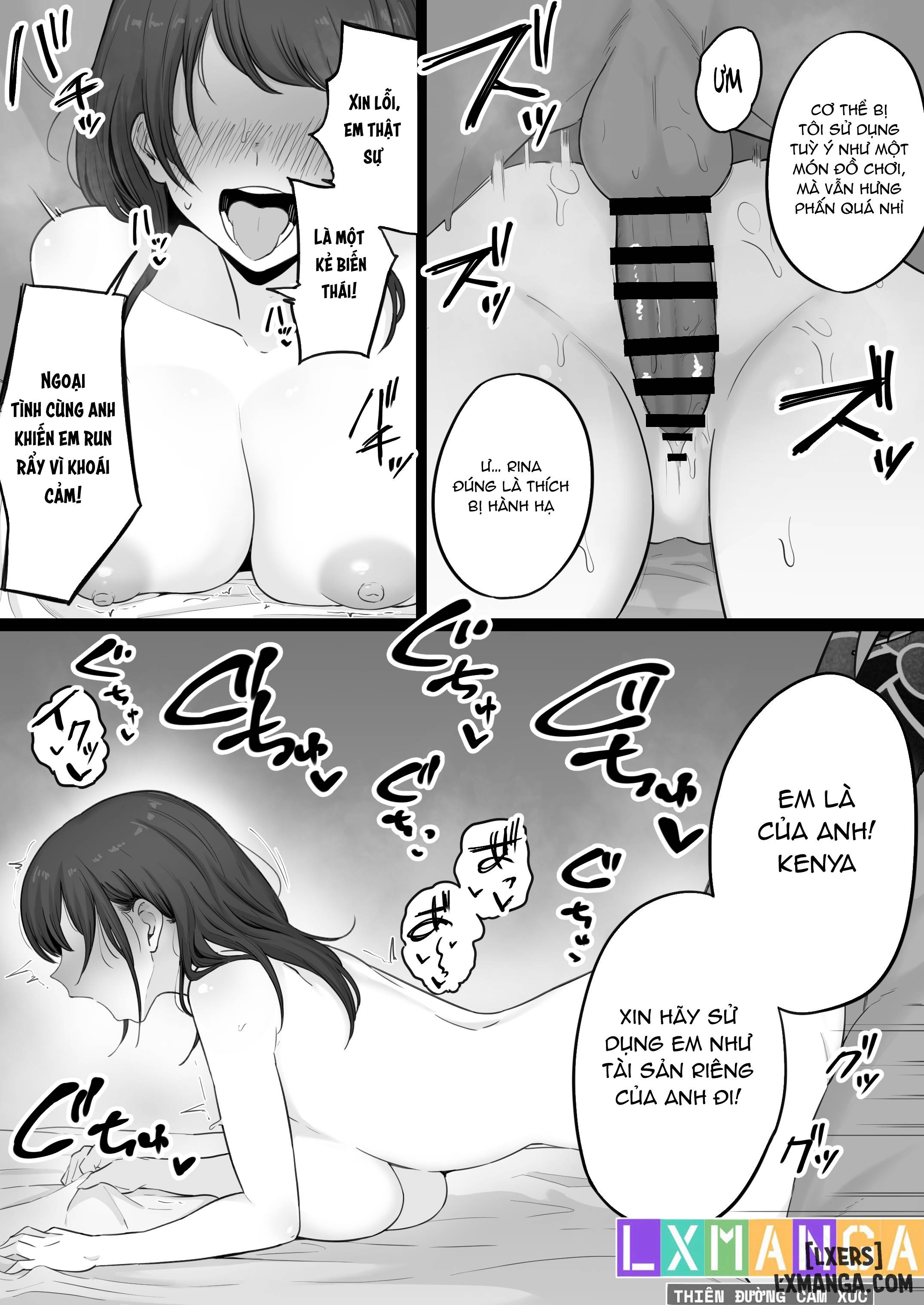 HentaiVN.net - Ảnh 22 - 崩壊家族0-母親がヤクザとのセックスにハマった話 - Chap 3 - End