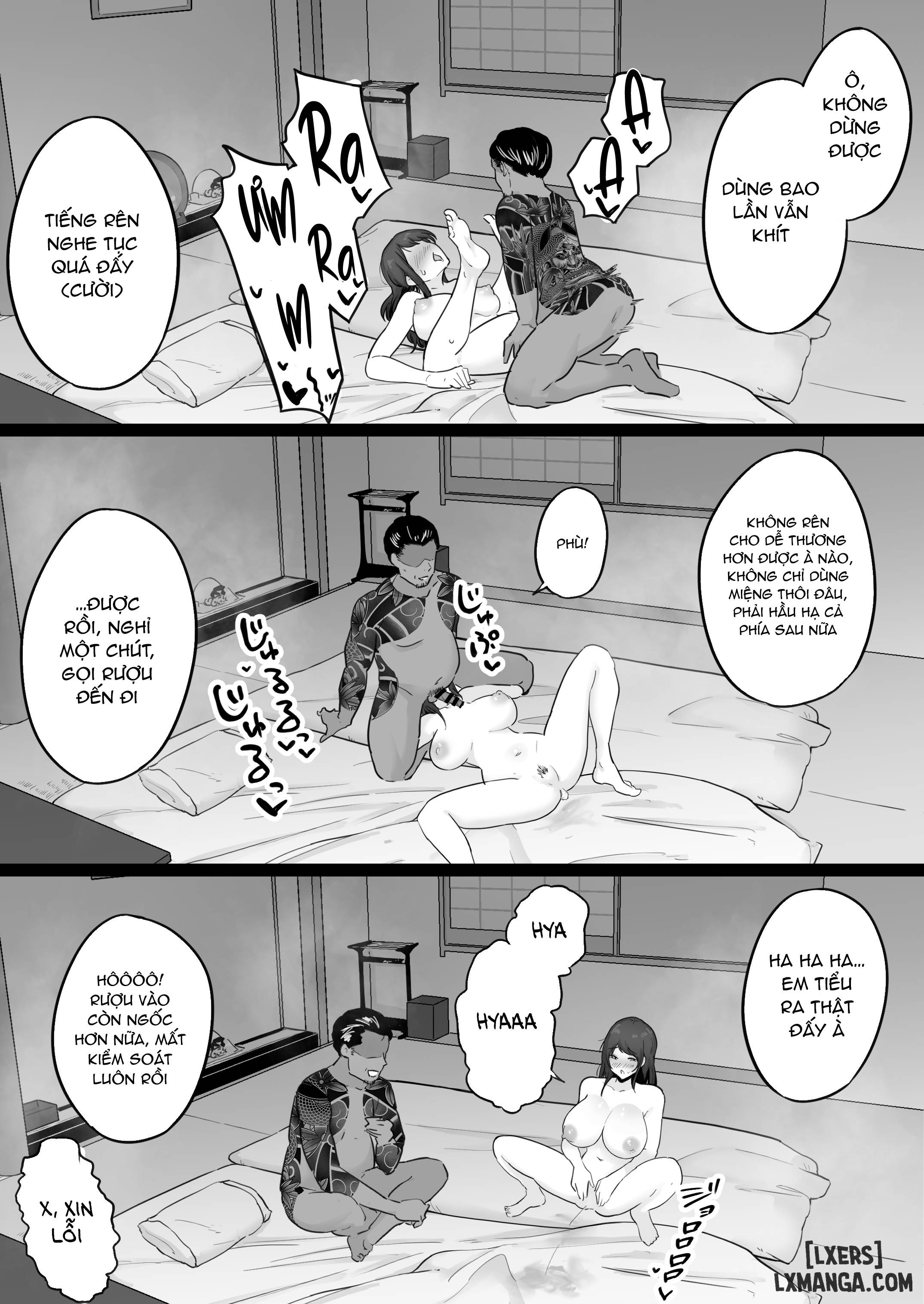 HentaiVN.net - Ảnh 27 - 崩壊家族0-母親がヤクザとのセックスにハマった話 - Chap 3 - End