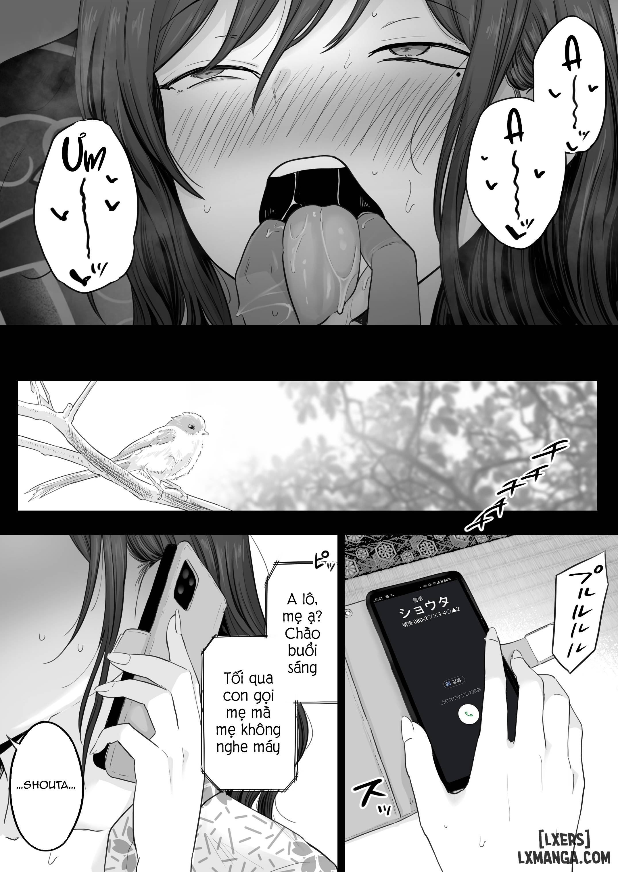 HentaiVN.net - Ảnh 29 - 崩壊家族0-母親がヤクザとのセックスにハマった話 - Chap 3 - End
