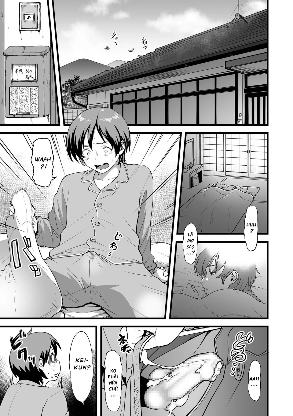 HentaiVN.net - Ảnh 10 - Tôi sống một mình với mẹ kế...(Gibo to Futari de Kurashitara) [When I Live Alone with My Stepmother] - Chap 1