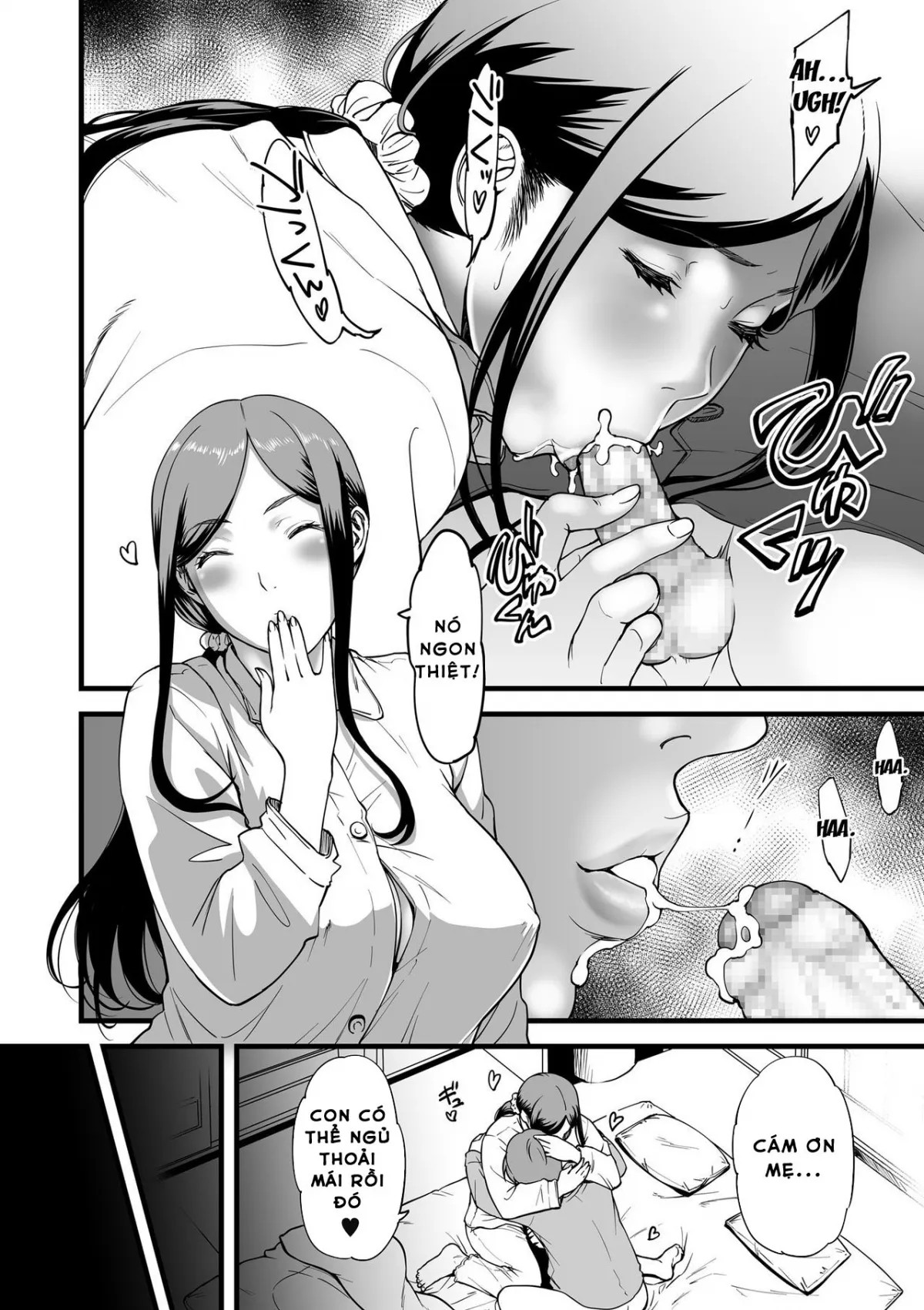 HentaiVN.net - Ảnh 15 - Tôi sống một mình với mẹ kế...(Gibo to Futari de Kurashitara) [When I Live Alone with My Stepmother] - Chap 1