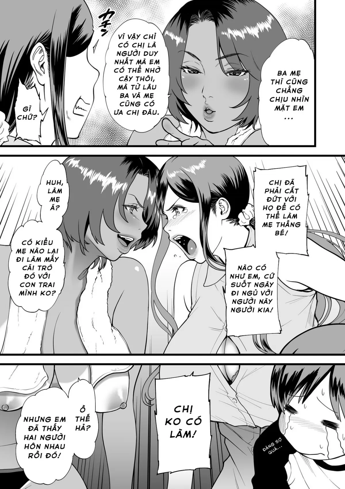 HentaiVN.net - Ảnh 4 - Tôi sống một mình với mẹ kế...(Gibo to Futari de Kurashitara) [When I Live Alone with My Stepmother] - Chap 2