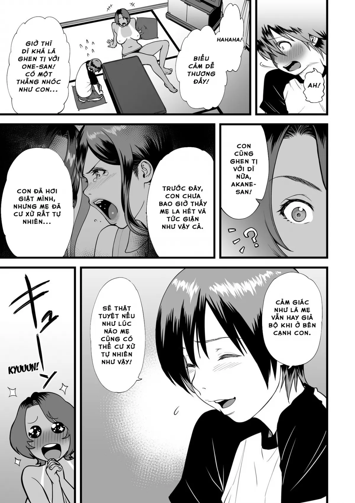 HentaiVN.net - Ảnh 8 - Tôi sống một mình với mẹ kế...(Gibo to Futari de Kurashitara) [When I Live Alone with My Stepmother] - Chap 2