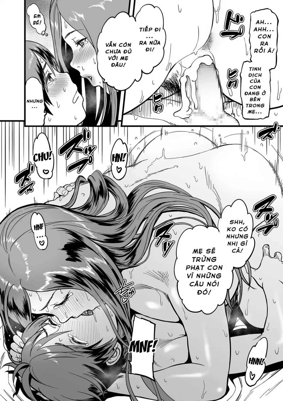 HentaiVN.net - Ảnh 17 - Tôi sống một mình với mẹ kế...(Gibo to Futari de Kurashitara) [When I Live Alone with My Stepmother] - Chap 3