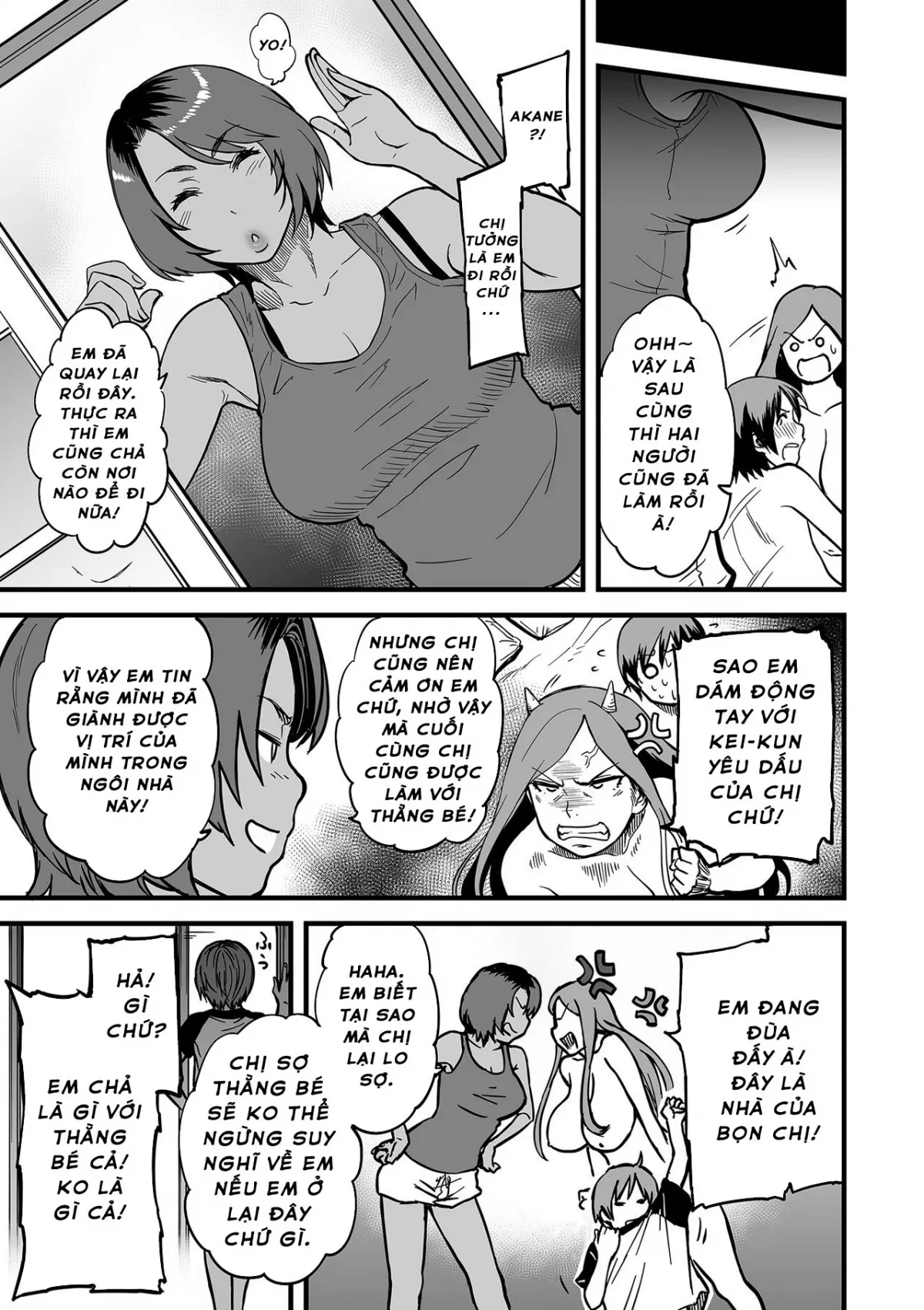 HentaiVN.net - Ảnh 20 - Tôi sống một mình với mẹ kế...(Gibo to Futari de Kurashitara) [When I Live Alone with My Stepmother] - Chap 3
