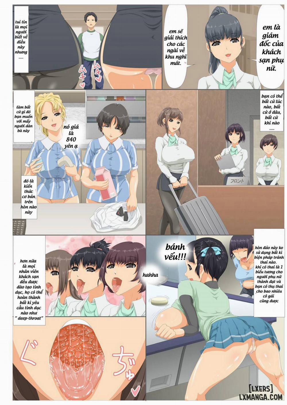 HentaiVN.net - Ảnh 4 - Resort Island of Women Who Love It When You Cum-Inside Them - Chap 1