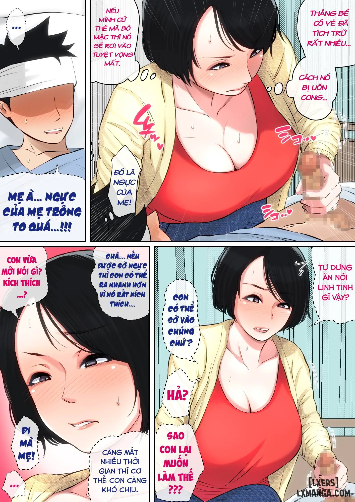 HentaiVN.net - Ảnh 13 - Được mẹ cưng chiều trên giường bệnh... [Nyuuin-chuu no Muramura wa Okaa-san de...; 入院中のムラムラはお母さんで...; Mom Looks After Me In The Hospital...] - Chapter 1