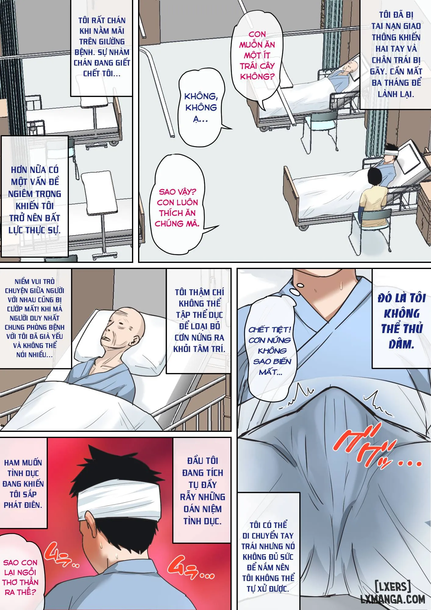 HentaiVN.net - Ảnh 3 - Được mẹ cưng chiều trên giường bệnh... [Nyuuin-chuu no Muramura wa Okaa-san de...; 入院中のムラムラはお母さんで...; Mom Looks After Me In The Hospital...] - Chapter 1