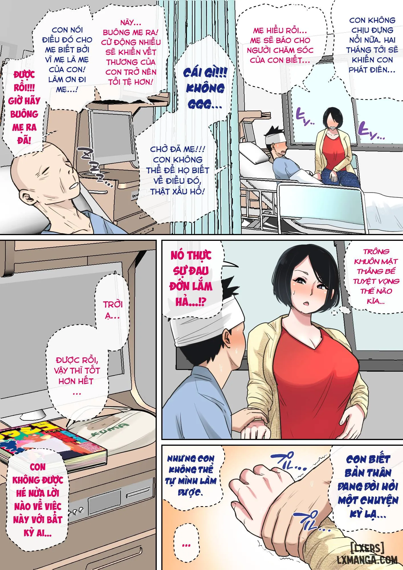 HentaiVN.net - Ảnh 7 - Được mẹ cưng chiều trên giường bệnh... [Nyuuin-chuu no Muramura wa Okaa-san de...; 入院中のムラムラはお母さんで...; Mom Looks After Me In The Hospital...] - Chapter 1