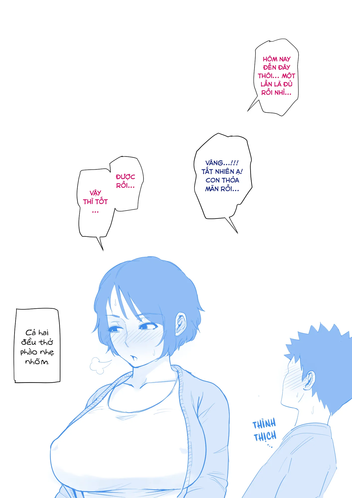 HentaiVN.net - Ảnh 12 - Được mẹ cưng chiều trên giường bệnh... [Nyuuin-chuu no Muramura wa Okaa-san de...; 入院中のムラムラはお母さんで...; Mom Looks After Me In The Hospital...] - Phần 1 - Chap 3 (END)