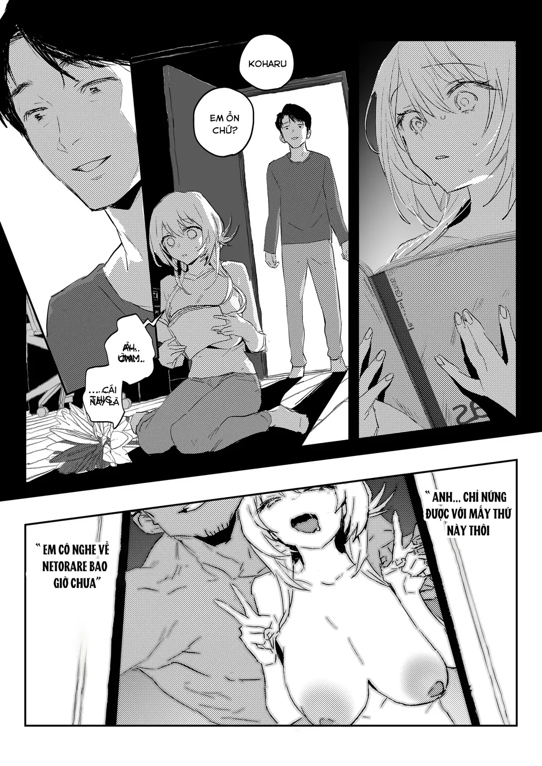 HentaiVN.net - Ảnh 54 - NTR – Koharu mới cưới chồng - Oneshot