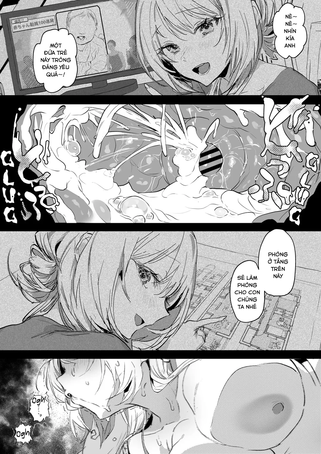 HentaiVN.net - Ảnh 86 - NTR – Koharu mới cưới chồng - Oneshot