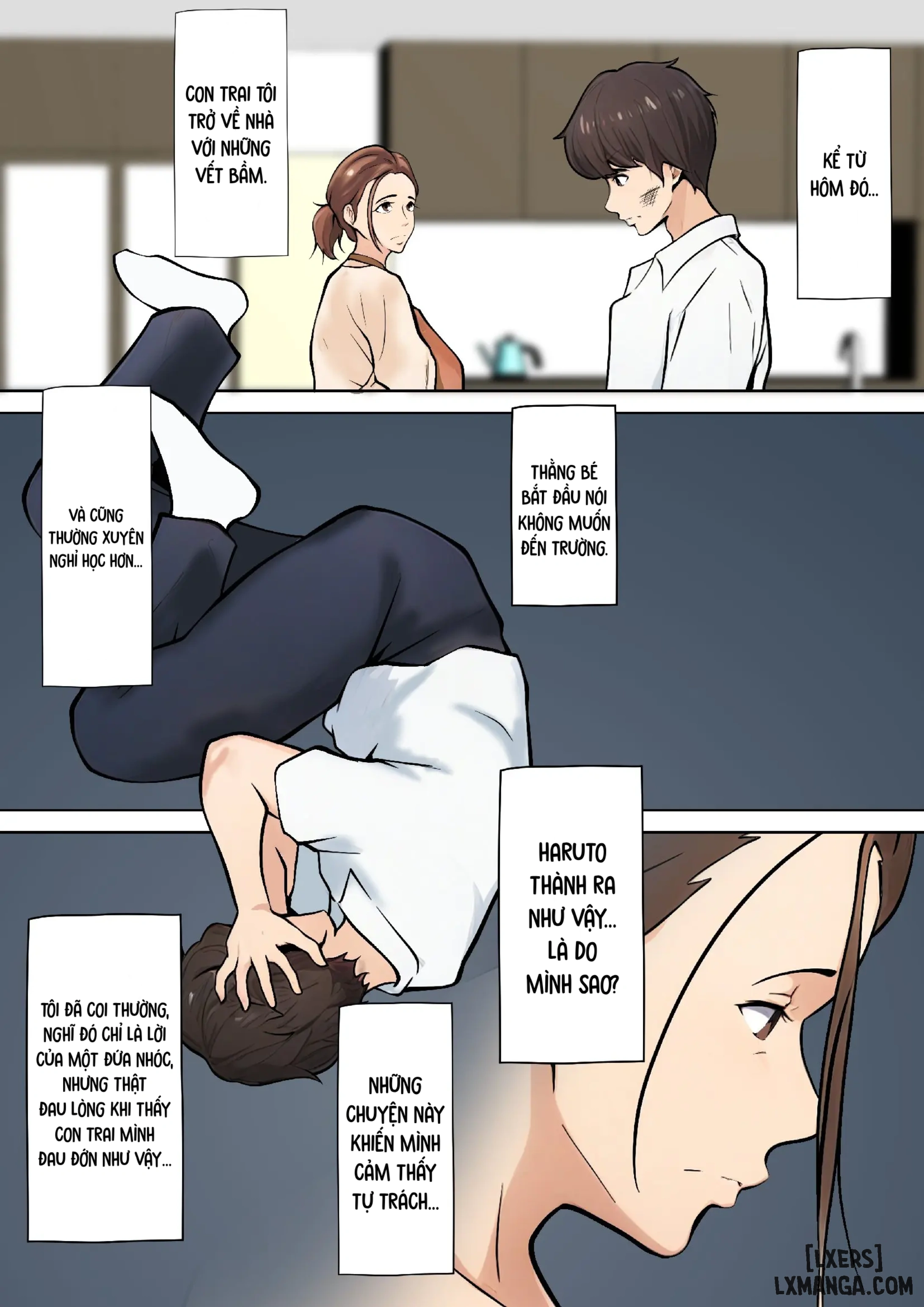 HentaiVN.net - Ảnh 10 - Musuko no Tomodachi to no Giji Renai - Chapter 1