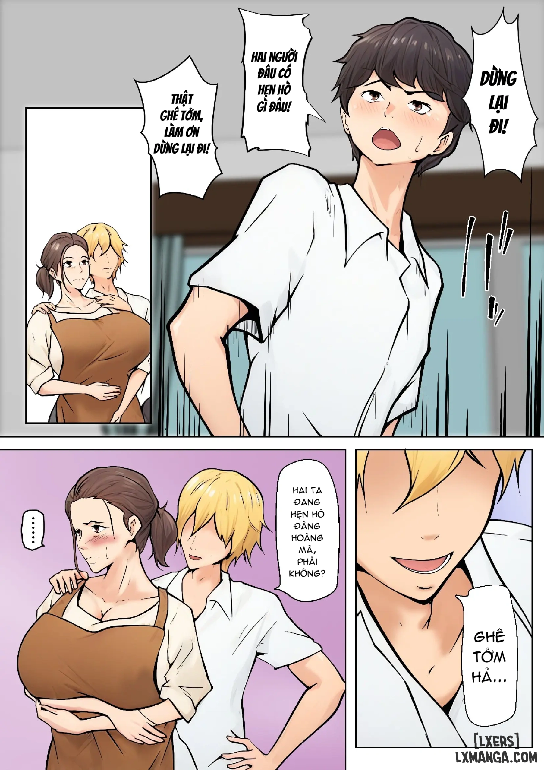HentaiVN.net - Ảnh 14 - Musuko no Tomodachi to no Giji Renai - Chapter 1