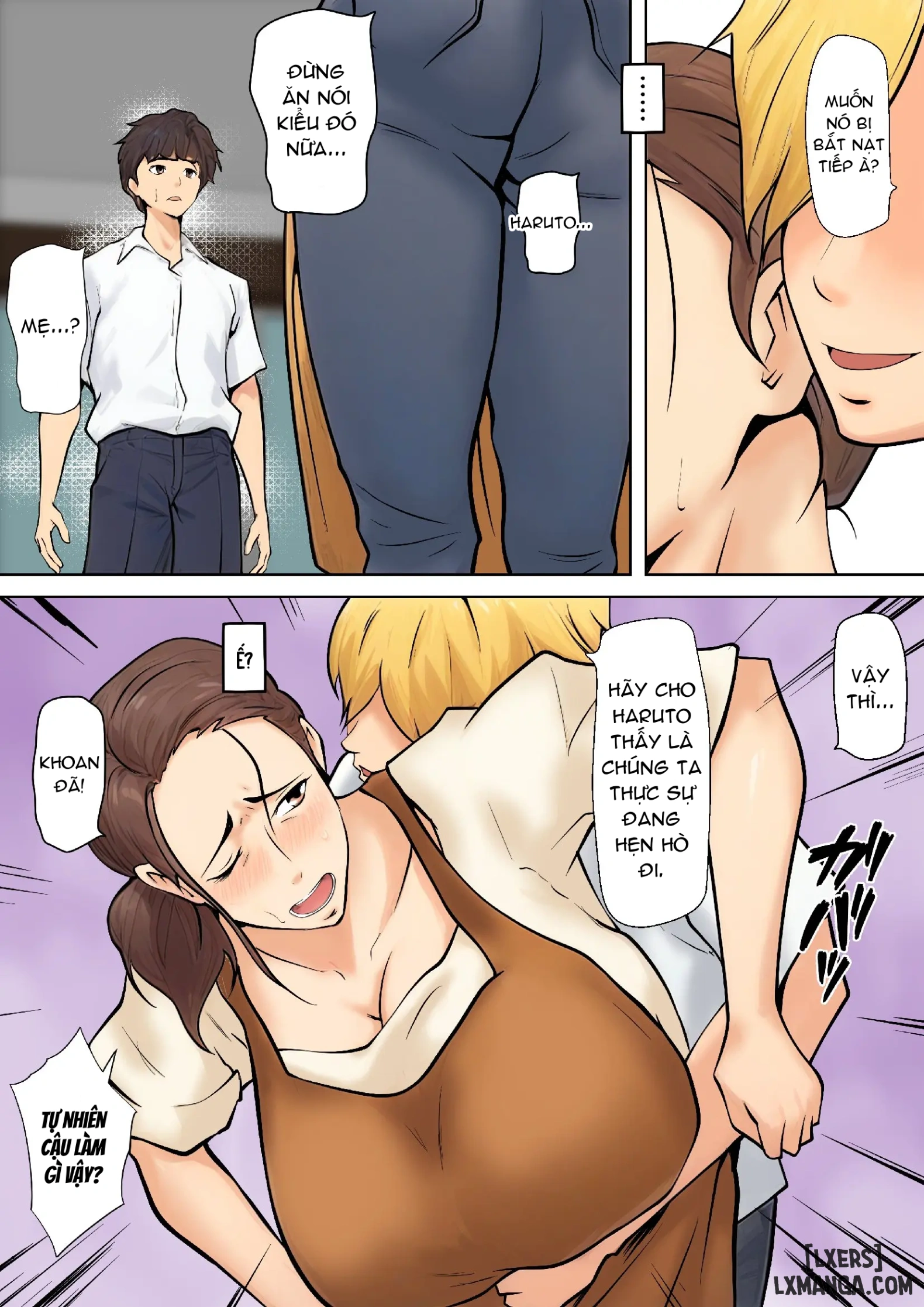 HentaiVN.net - Ảnh 15 - Musuko no Tomodachi to no Giji Renai - Chapter 1