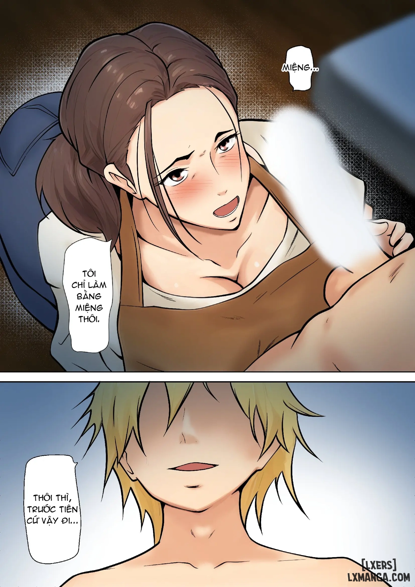 HentaiVN.net - Ảnh 20 - Musuko no Tomodachi to no Giji Renai - Chapter 1