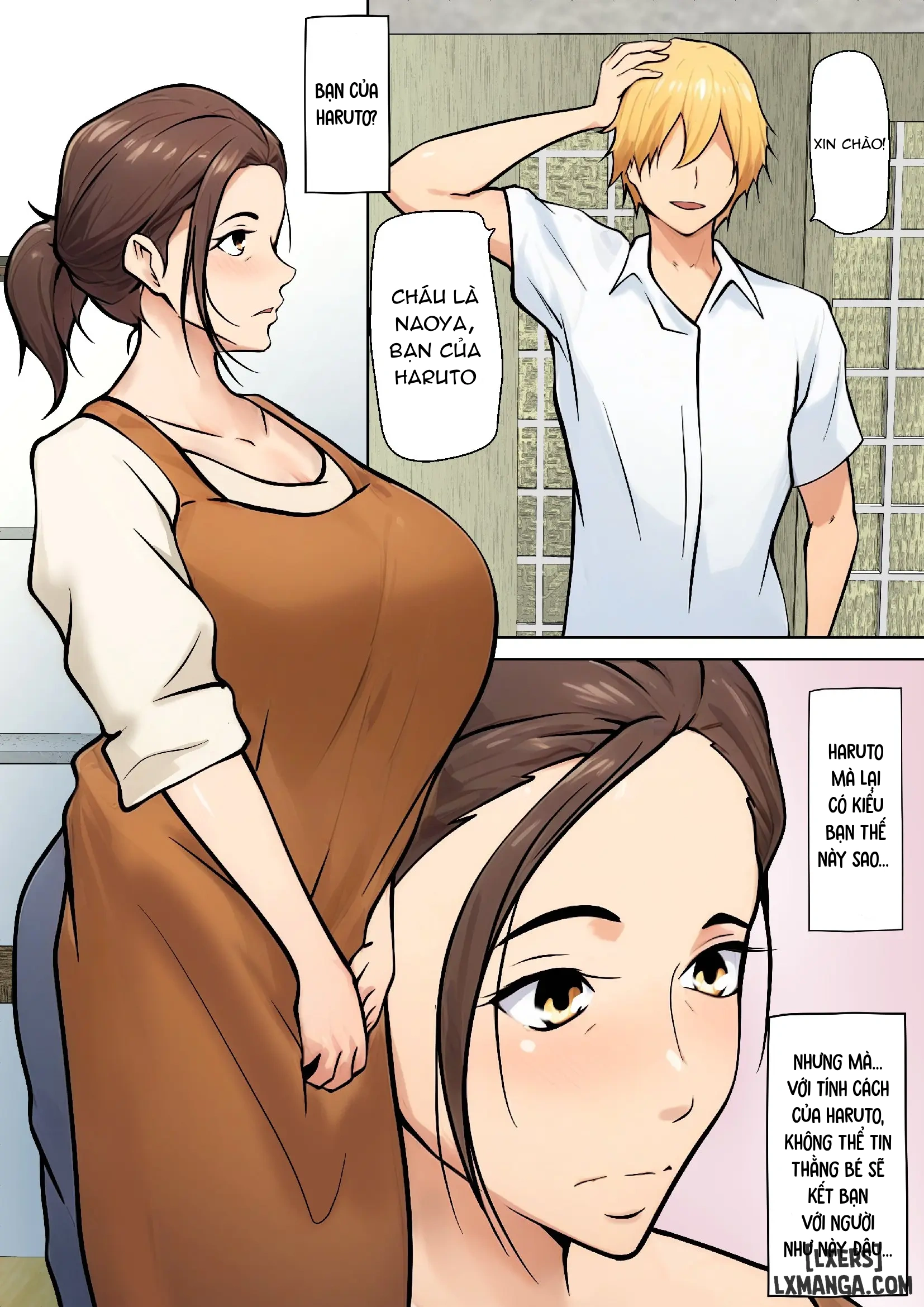 HentaiVN.net - Ảnh 3 - Musuko no Tomodachi to no Giji Renai - Chapter 1