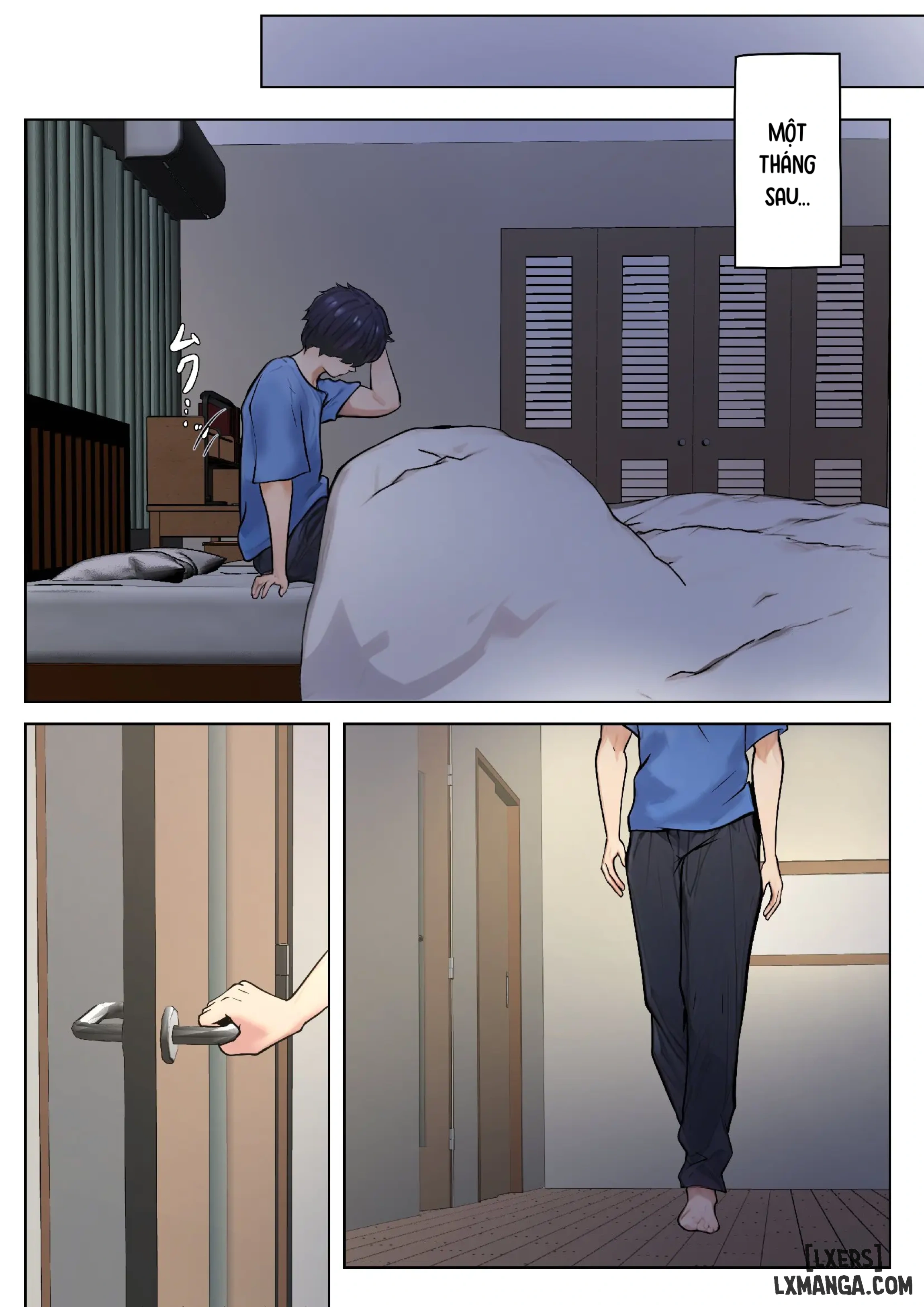 HentaiVN.net - Ảnh 42 - Musuko no Tomodachi to no Giji Renai - Chapter 1