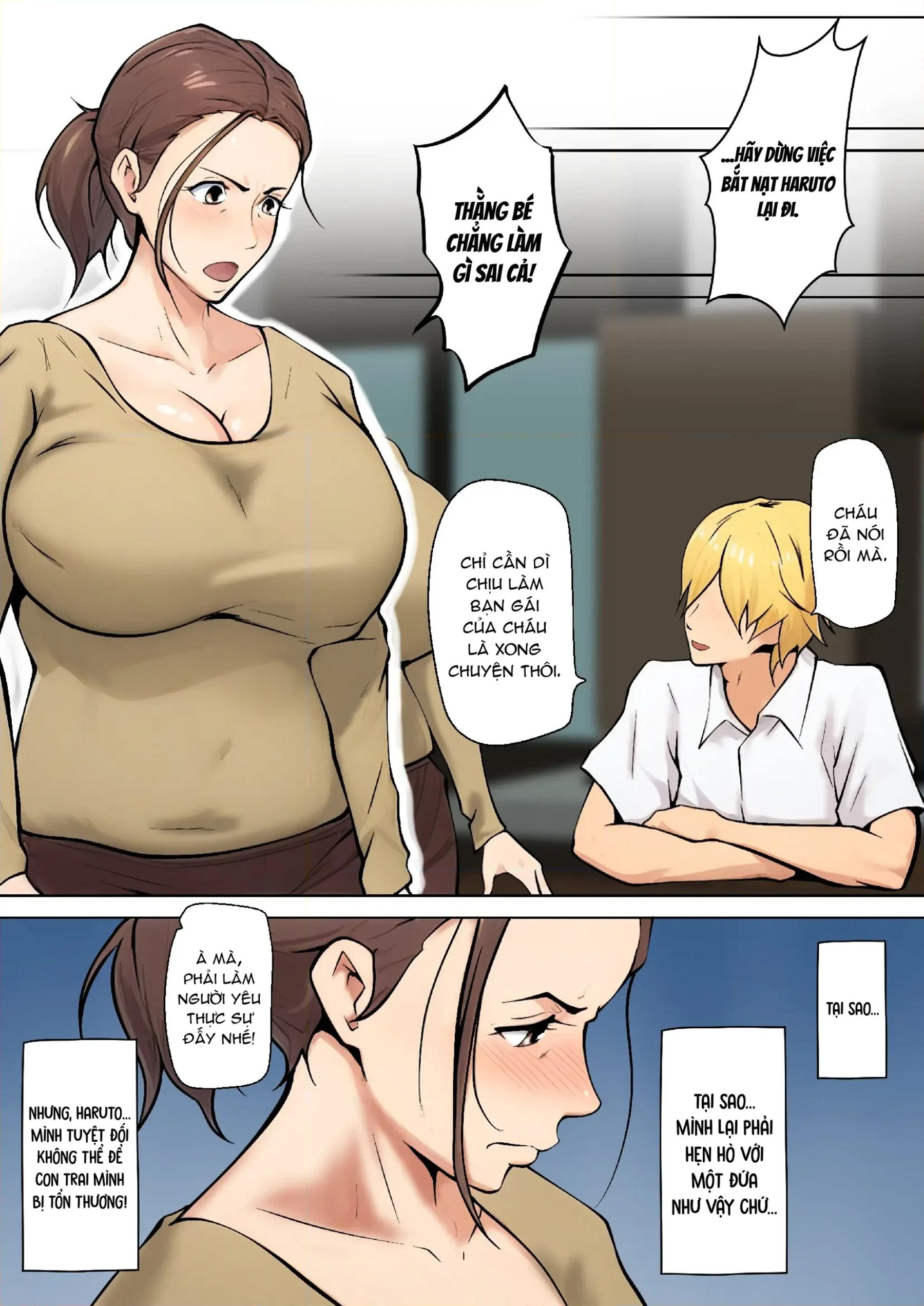 HentaiVN.net - Ảnh 12 - Musuko no Tomodachi to no Giji Renai - Oneshot