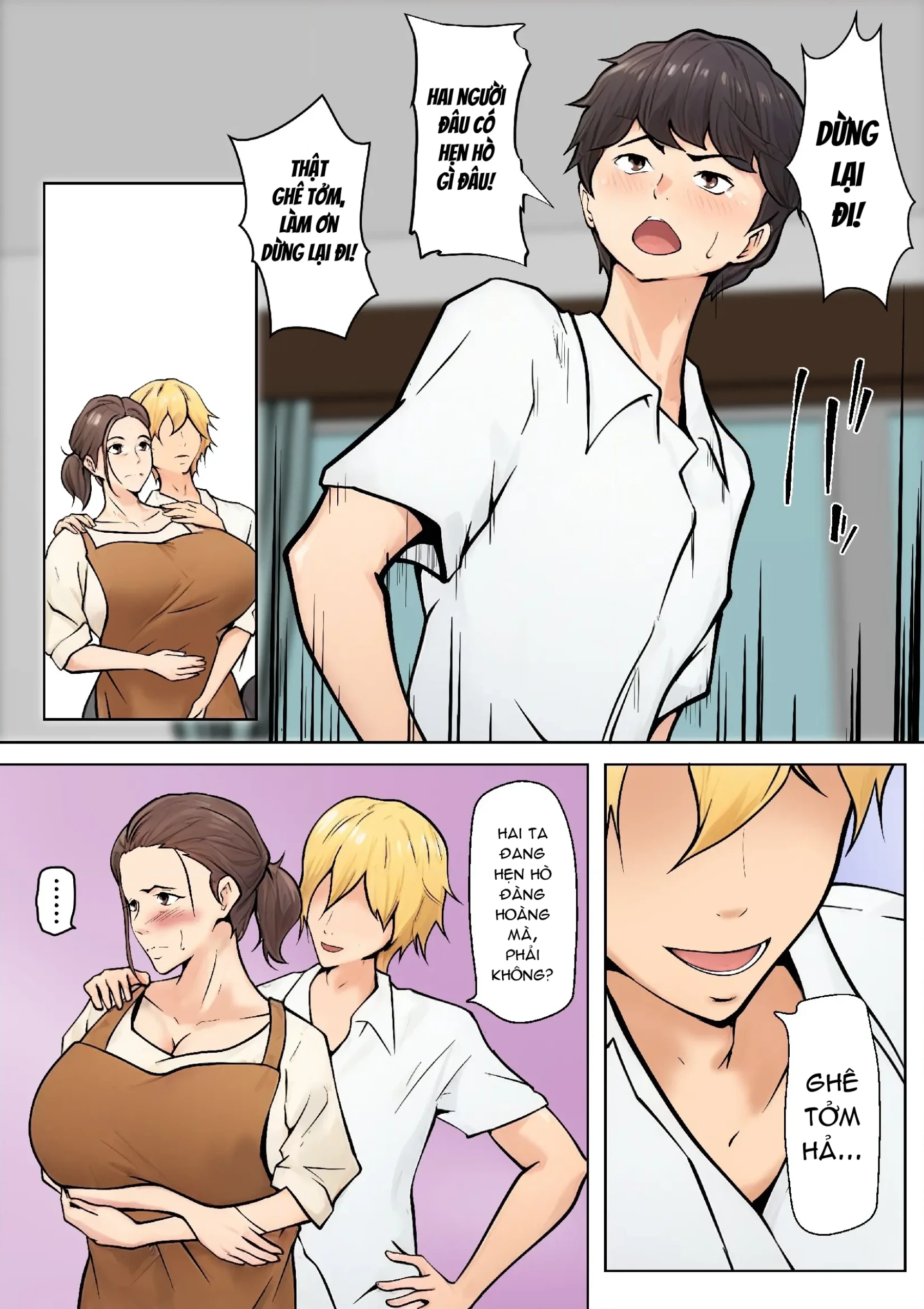 HentaiVN.net - Ảnh 16 - Musuko no Tomodachi to no Giji Renai - Oneshot