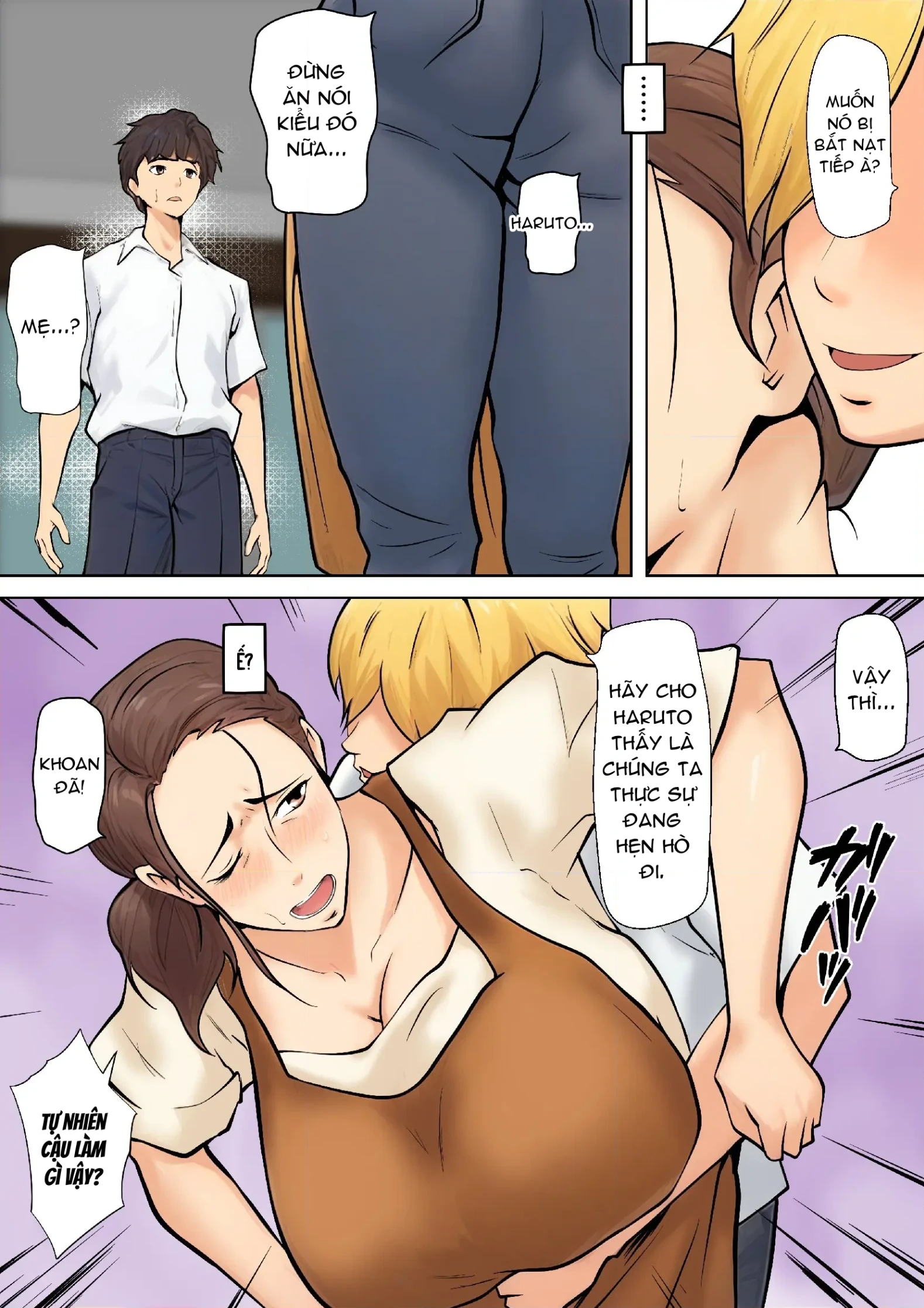 HentaiVN.net - Ảnh 17 - Musuko no Tomodachi to no Giji Renai - Oneshot