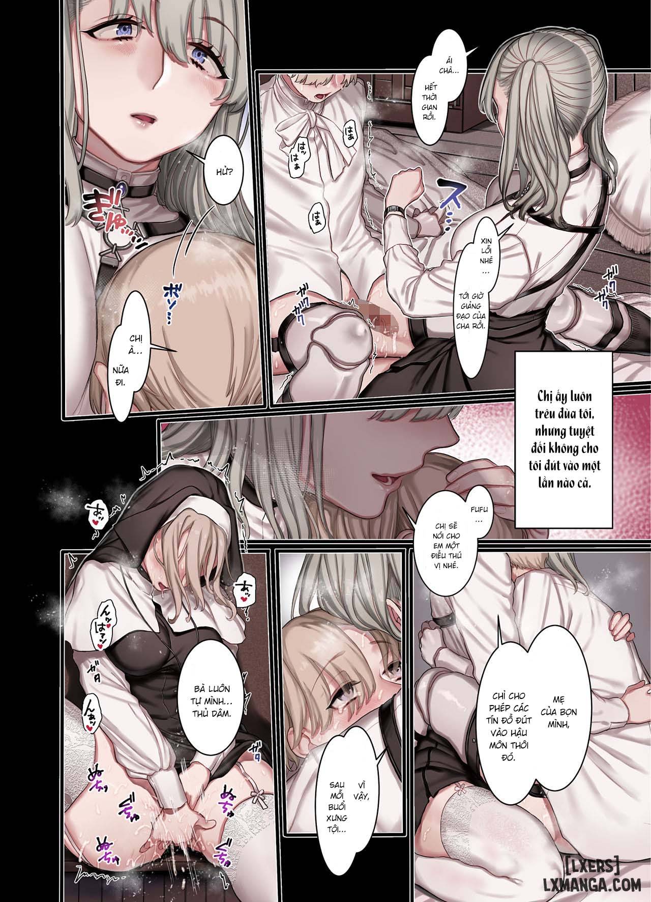 HentaiVN.net - Ảnh 12 - Giáo hội L và Gia đình Dị giáo [L Kyoukai to Itansha Ikka] - Oneshot