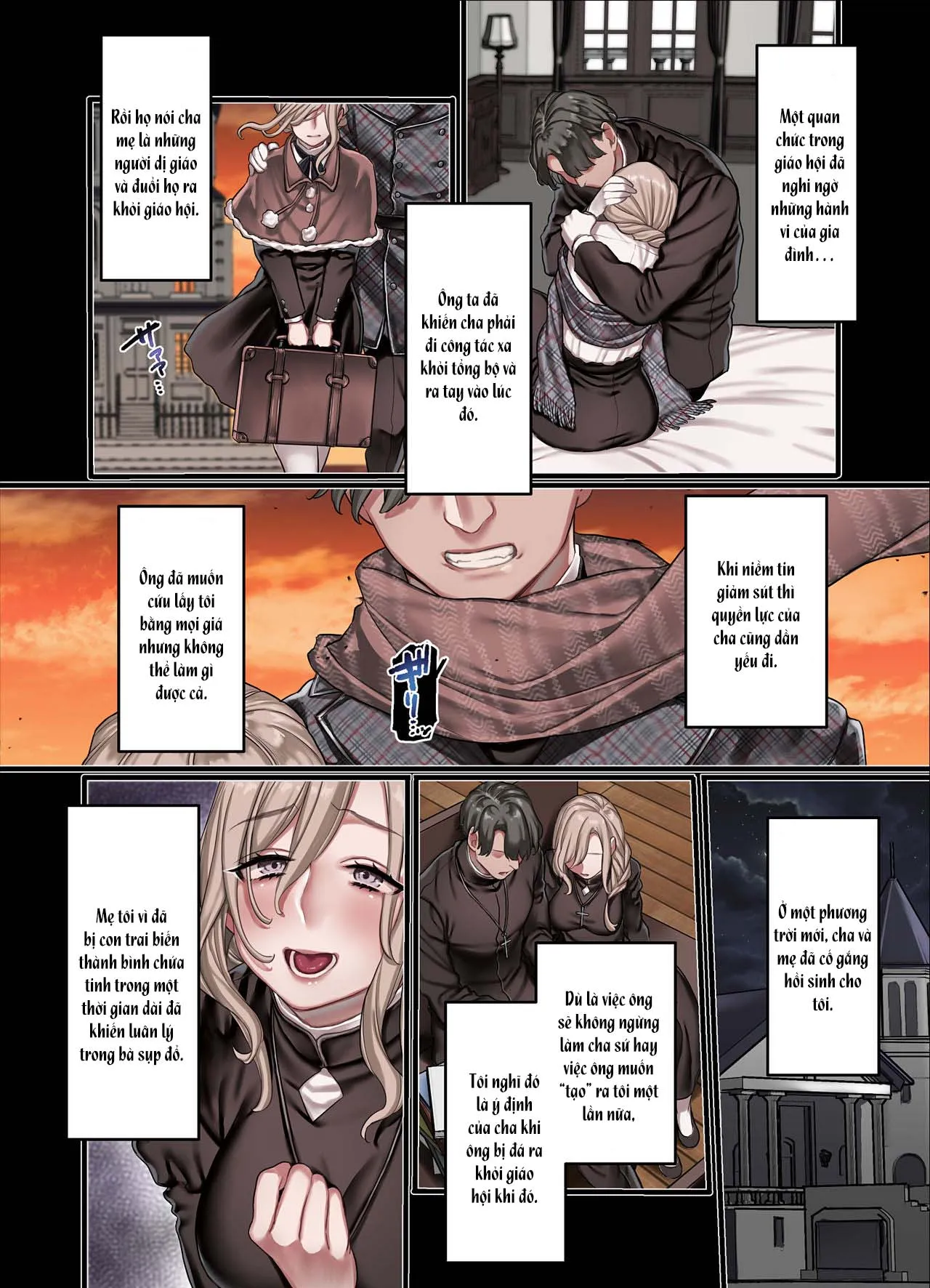 HentaiVN.net - Ảnh 3 - Giáo hội L và Gia đình Dị giáo [L Kyoukai to Itansha Ikka] - Chap 4