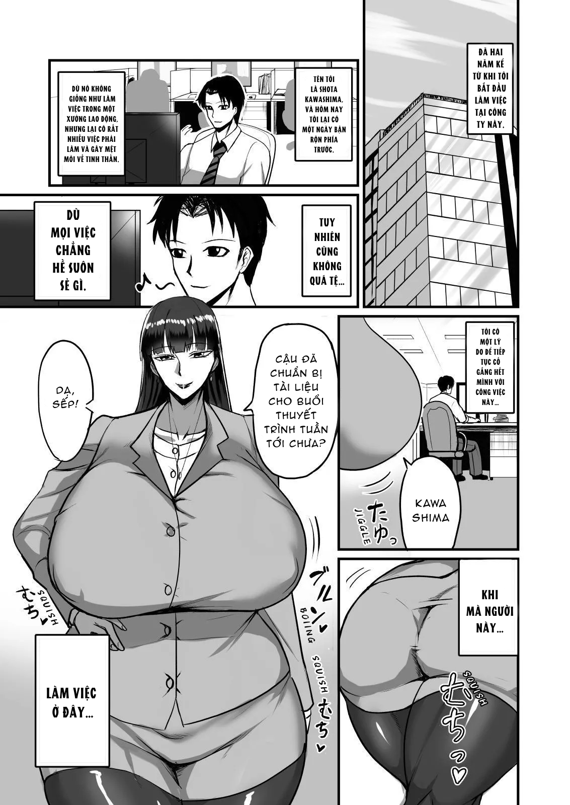 HentaiVN.net - Ảnh 4 - Jishou Otoko Irazu no Onna Joushi ga Ore o Okazu ni Shiteita Node - Oneshot