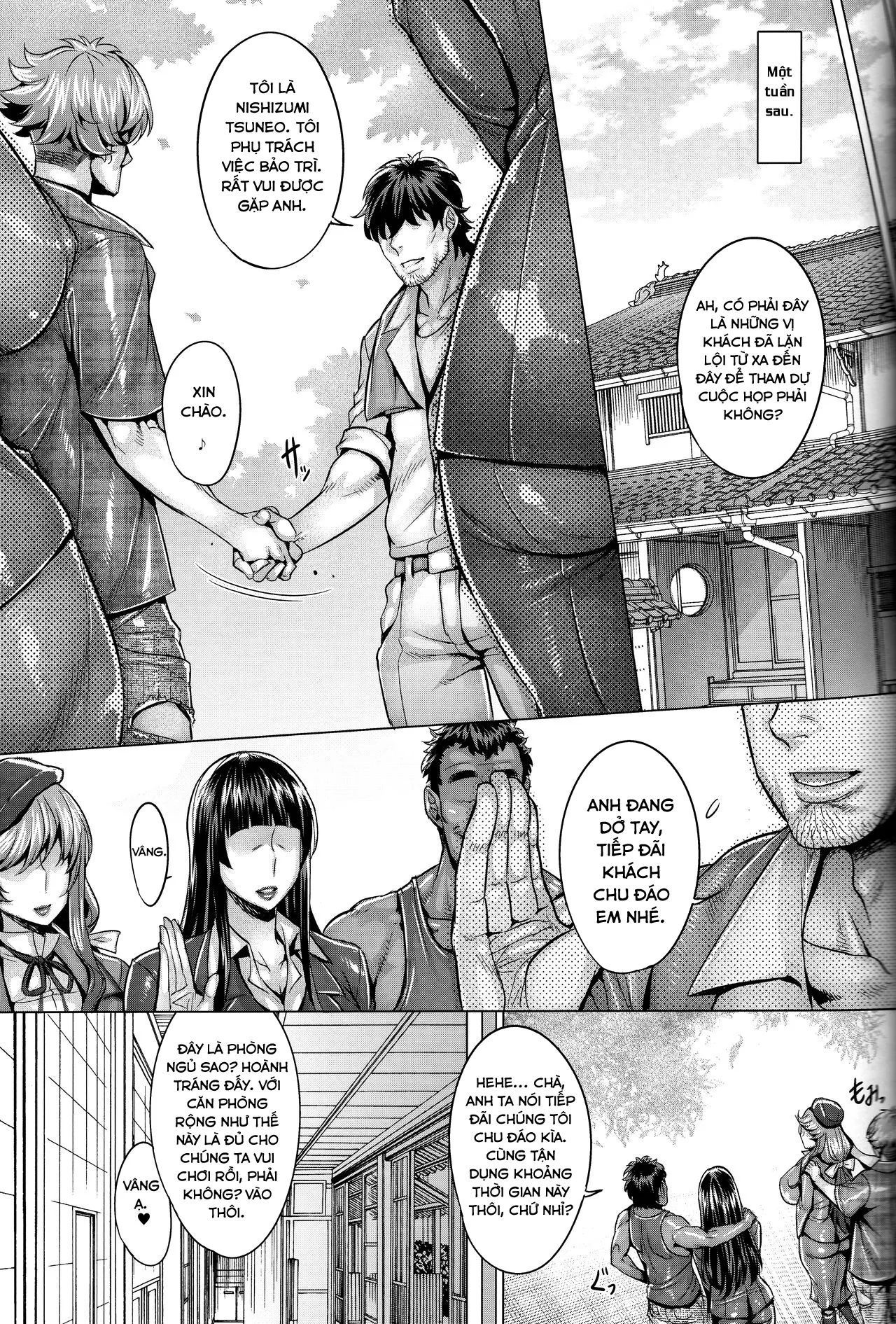 HentaiVN.net - Ảnh 19 - Phần mềm thôi miên [Keigai Tengen] - Chap 2 - Đón tiếp chuối tây