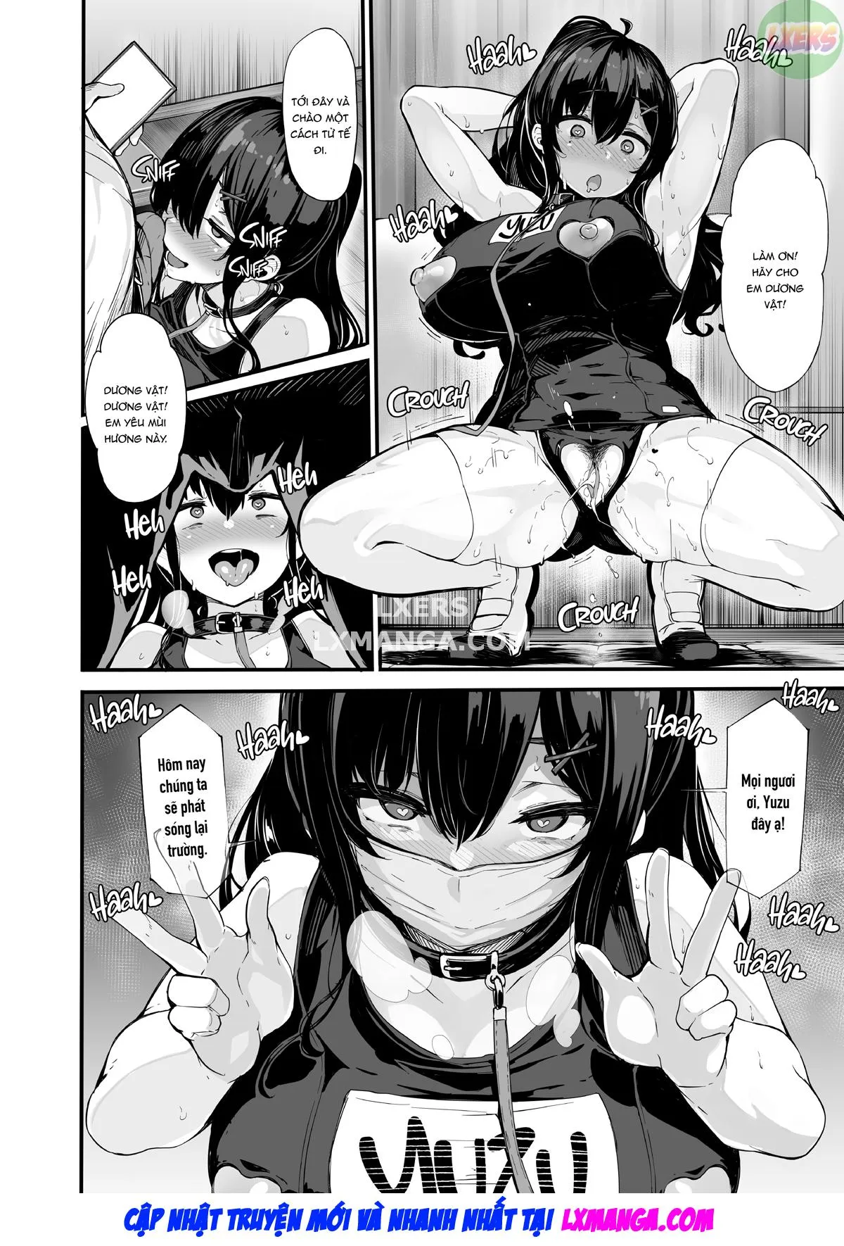 HentaiVN.net - Ảnh 20 - Nonohara Yuzuka No Himitsu No Haishin - Chap 3