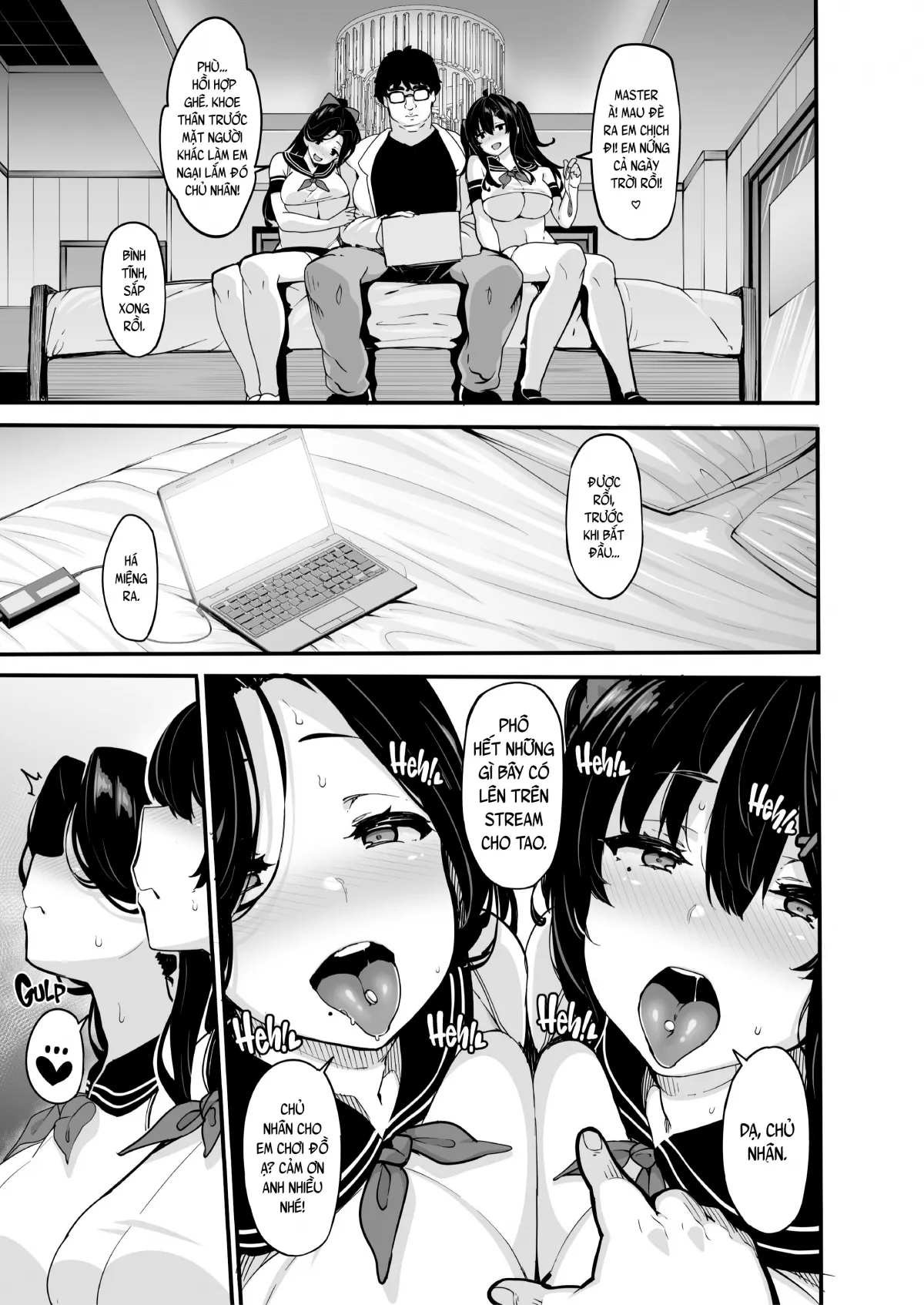 HentaiVN.net - Ảnh 7 - Nonohara Yuzuka No Himitsu No Haishin - Chap 5