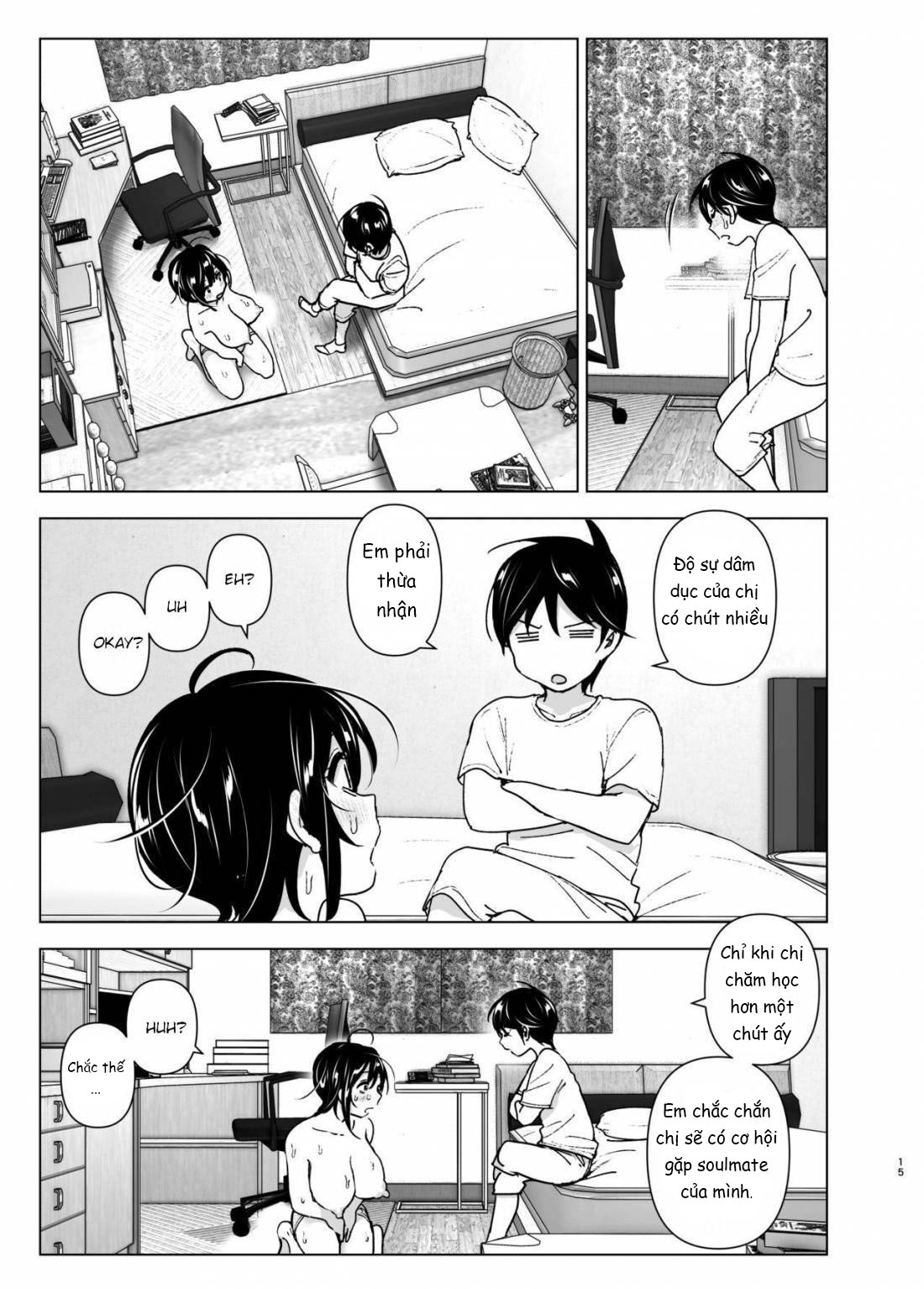 HentaiVN.net - Ảnh 14 - Tình nghĩa cảm động của hai chị em [Onei-chan to Guchi o Kiite Ageru Otouto no Hanashi – Tales of Onei-chan Oto-to (1)] - Oneshot