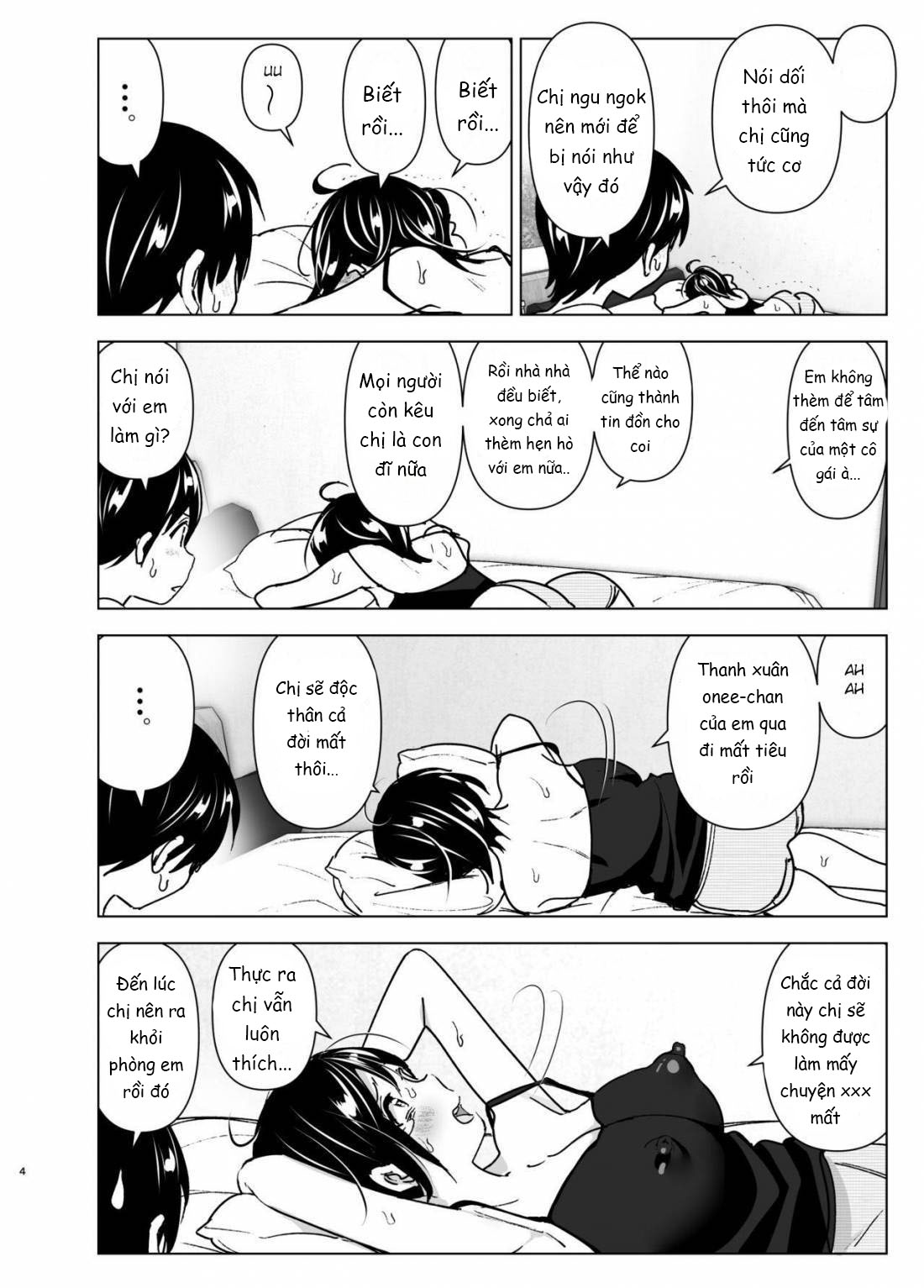 HentaiVN.net - Ảnh 3 - Tình nghĩa cảm động của hai chị em [Onei-chan to Guchi o Kiite Ageru Otouto no Hanashi – Tales of Onei-chan Oto-to (1)] - Oneshot