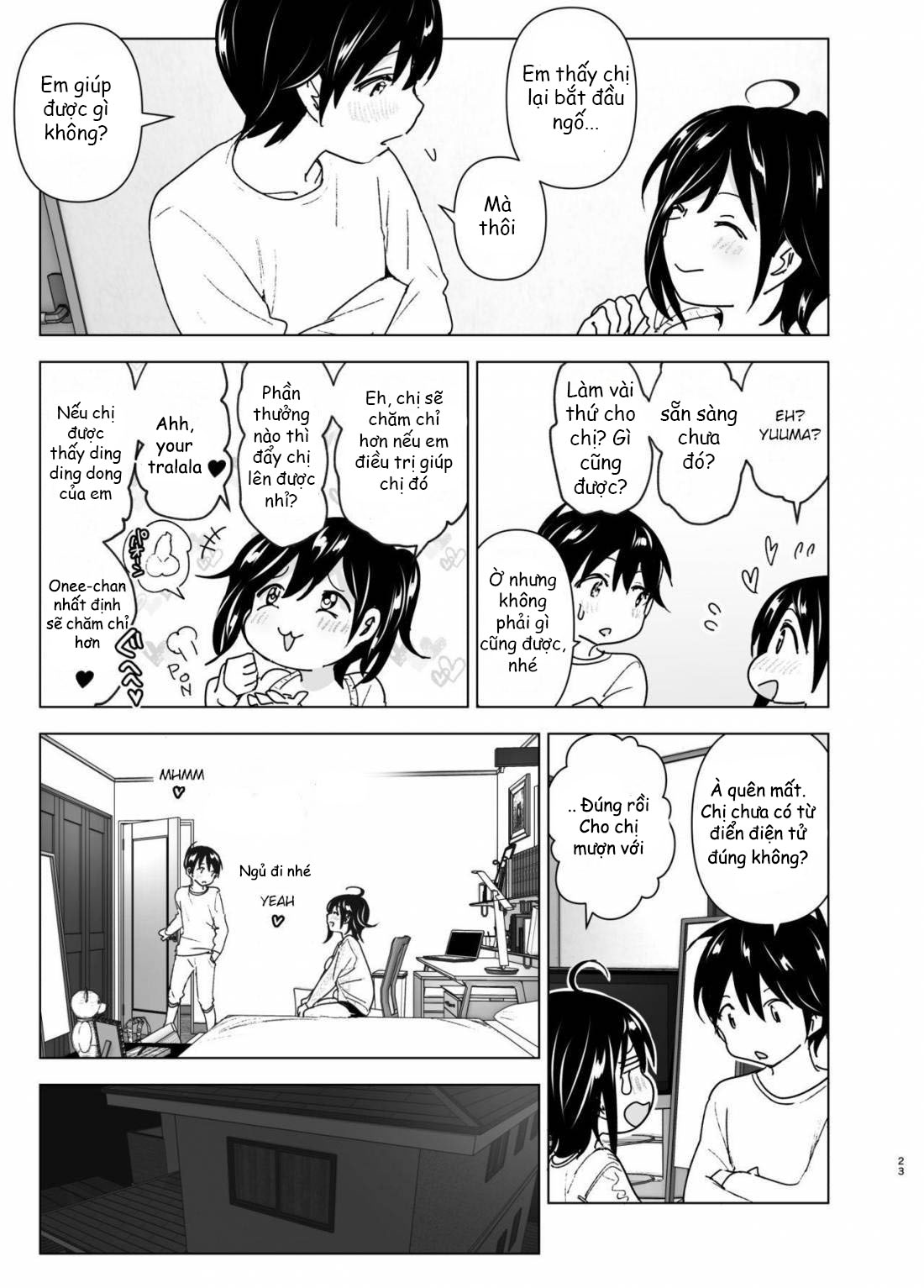 HentaiVN.net - Ảnh 22 - Tình nghĩa cảm động của hai chị em [Onei-chan to Guchi o Kiite Ageru Otouto no Hanashi – Tales of Onei-chan Oto-to (1)] - Oneshot
