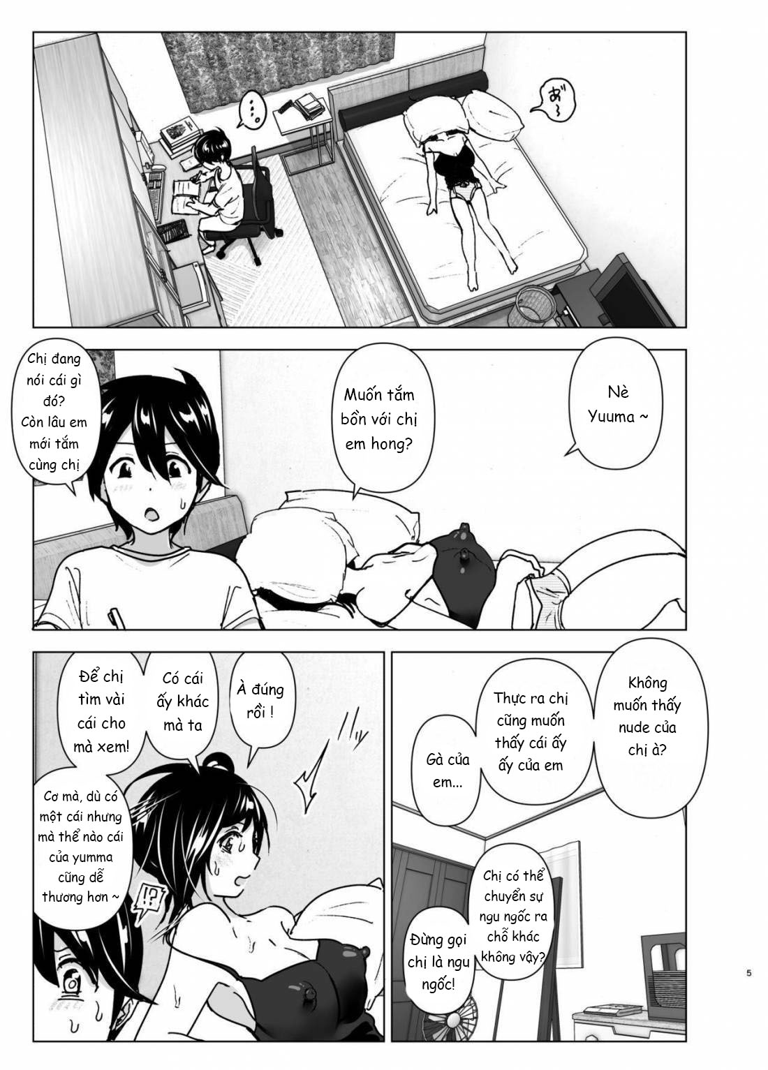HentaiVN.net - Ảnh 4 - Tình nghĩa cảm động của hai chị em [Onei-chan to Guchi o Kiite Ageru Otouto no Hanashi – Tales of Onei-chan Oto-to (1)] - Oneshot