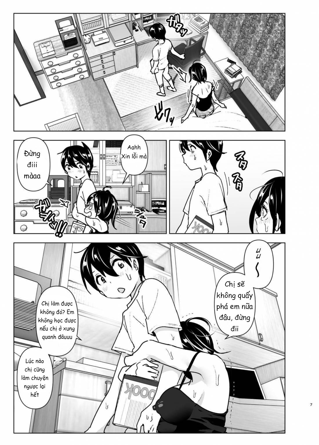 HentaiVN.net - Ảnh 6 - Tình nghĩa cảm động của hai chị em [Onei-chan to Guchi o Kiite Ageru Otouto no Hanashi – Tales of Onei-chan Oto-to (1)] - Oneshot