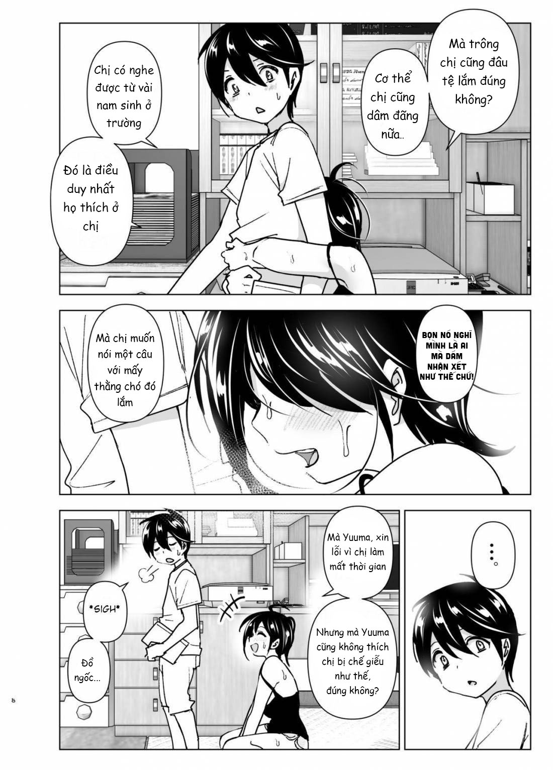 HentaiVN.net - Ảnh 7 - Tình nghĩa cảm động của hai chị em [Onei-chan to Guchi o Kiite Ageru Otouto no Hanashi – Tales of Onei-chan Oto-to (1)] - Oneshot