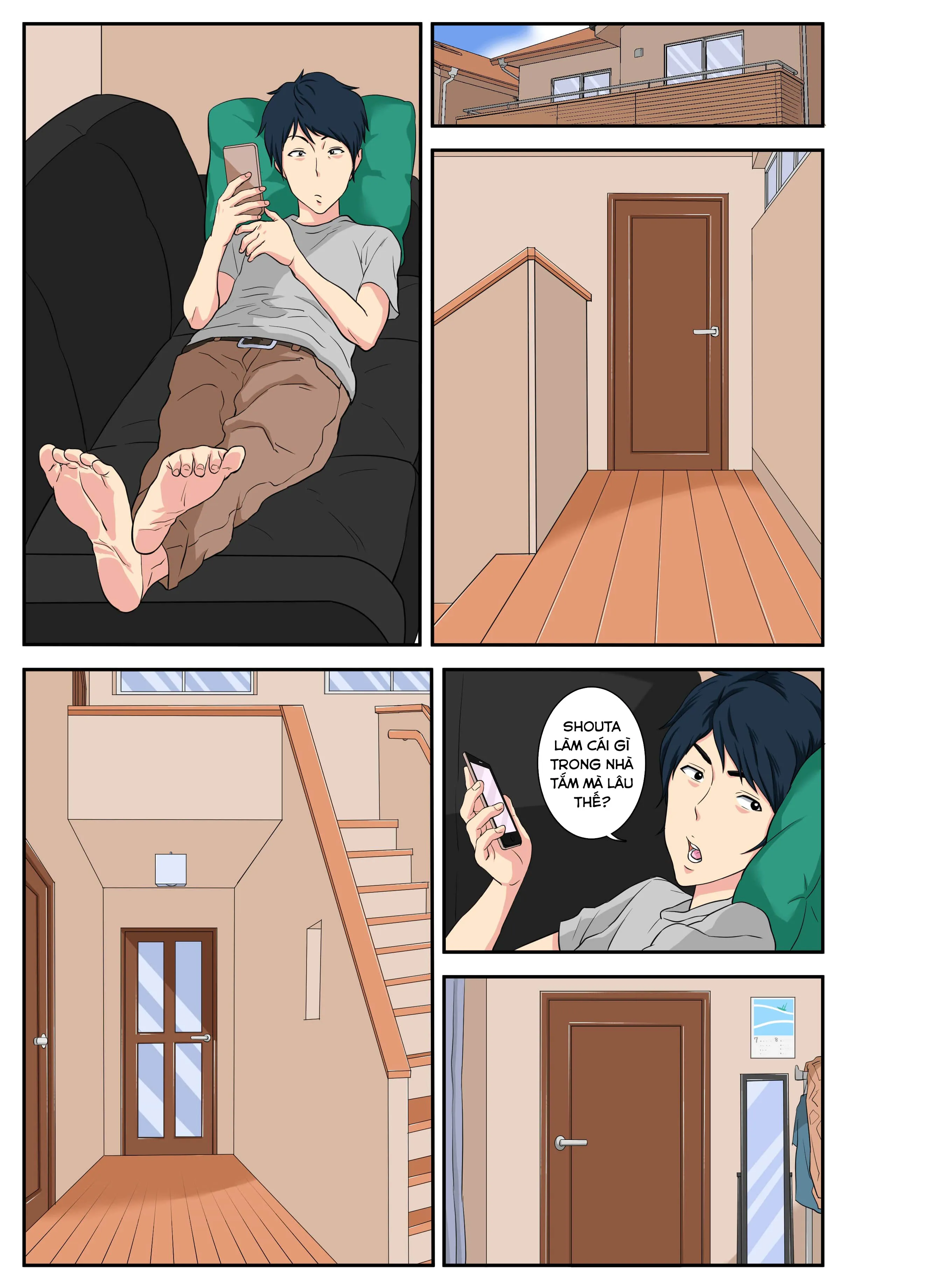 HentaiVN.net - Ảnh 43 - Okaa-san Itadakimasu - Chap 1